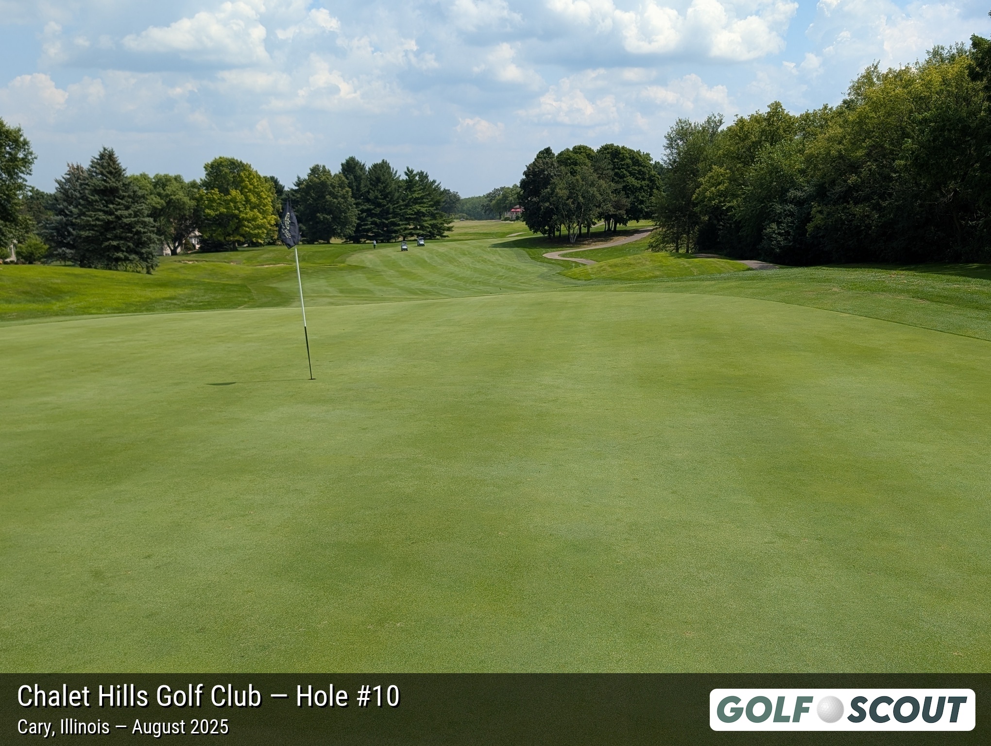 Hole 10 at Chalet Hills Golf Club
