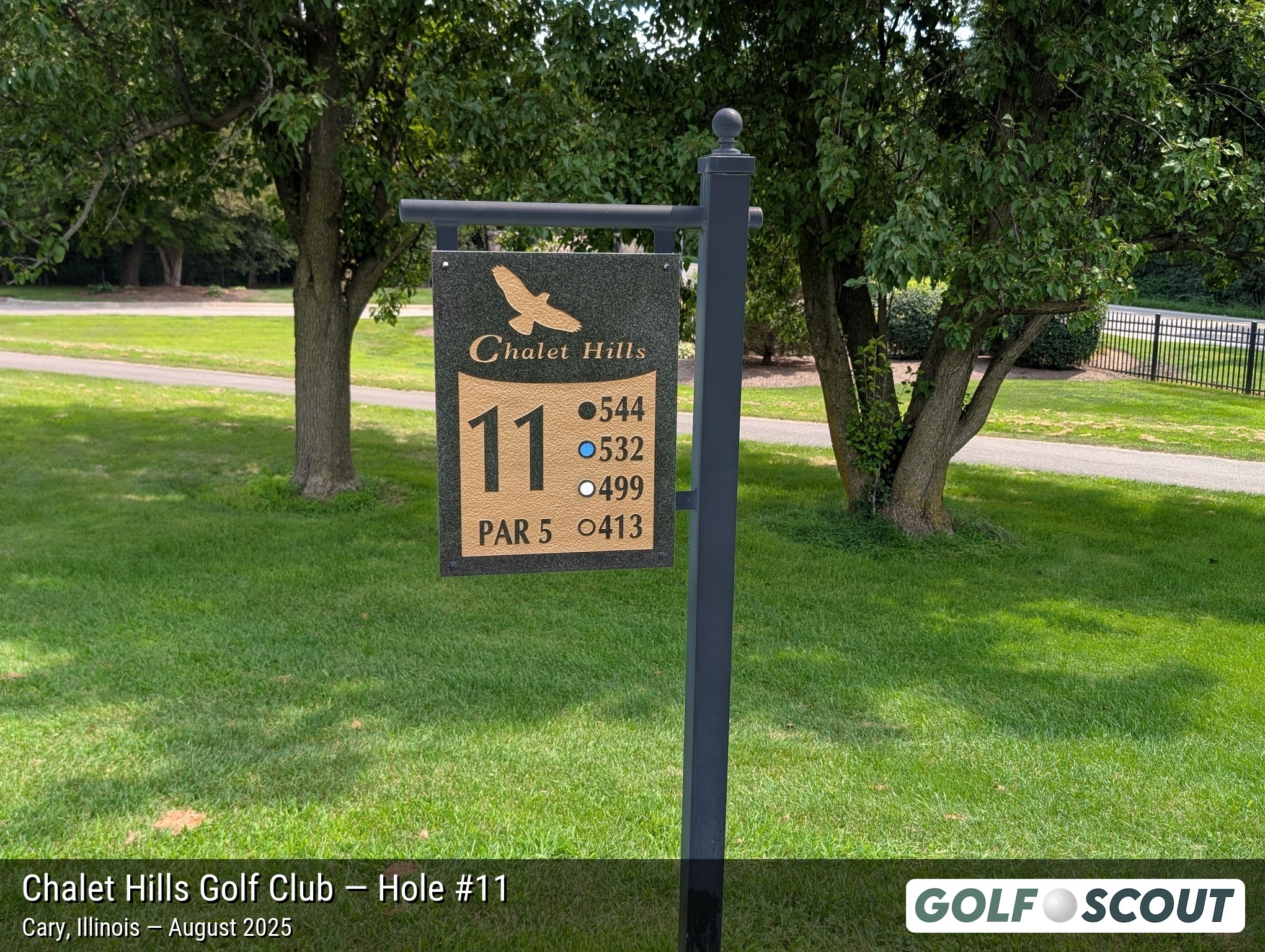 Hole 11 at Chalet Hills Golf Club