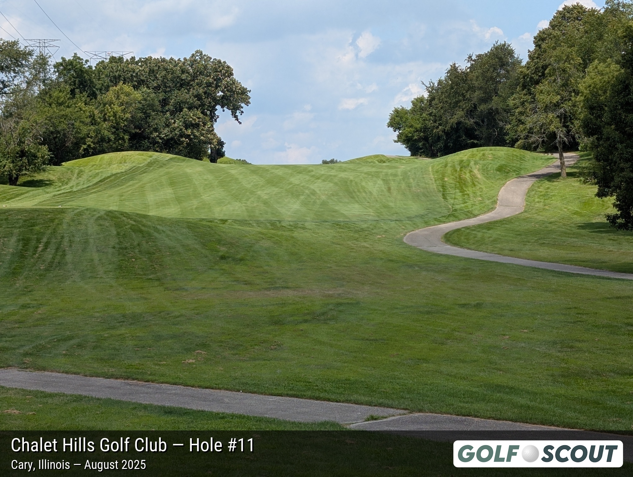 Hole 11 at Chalet Hills Golf Club
