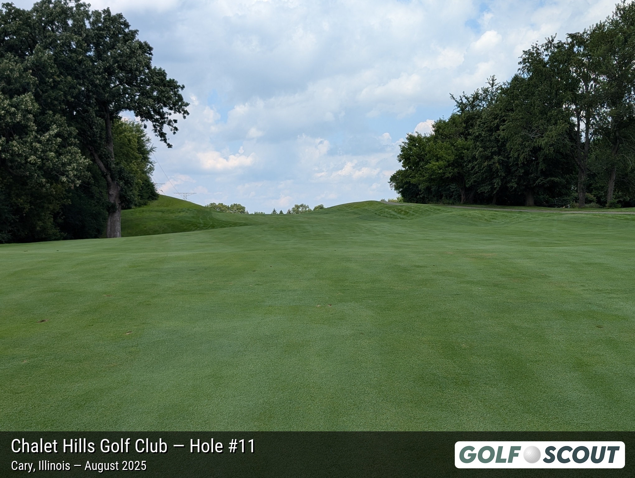 Hole 11 at Chalet Hills Golf Club