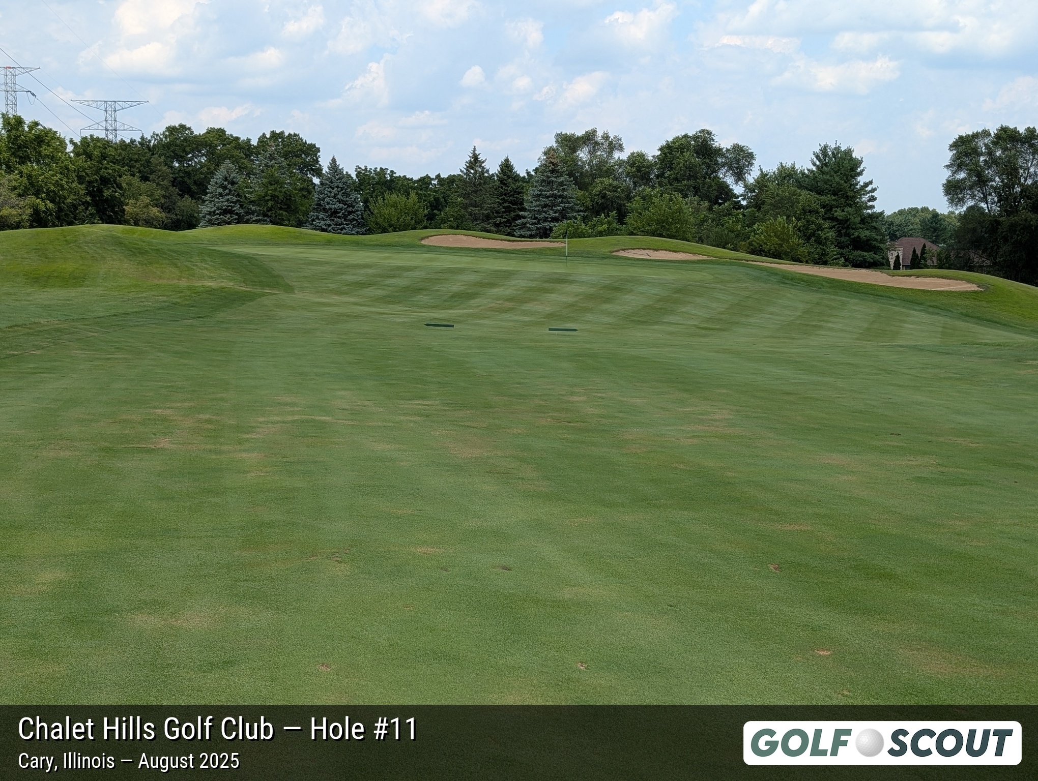 Hole 11 at Chalet Hills Golf Club