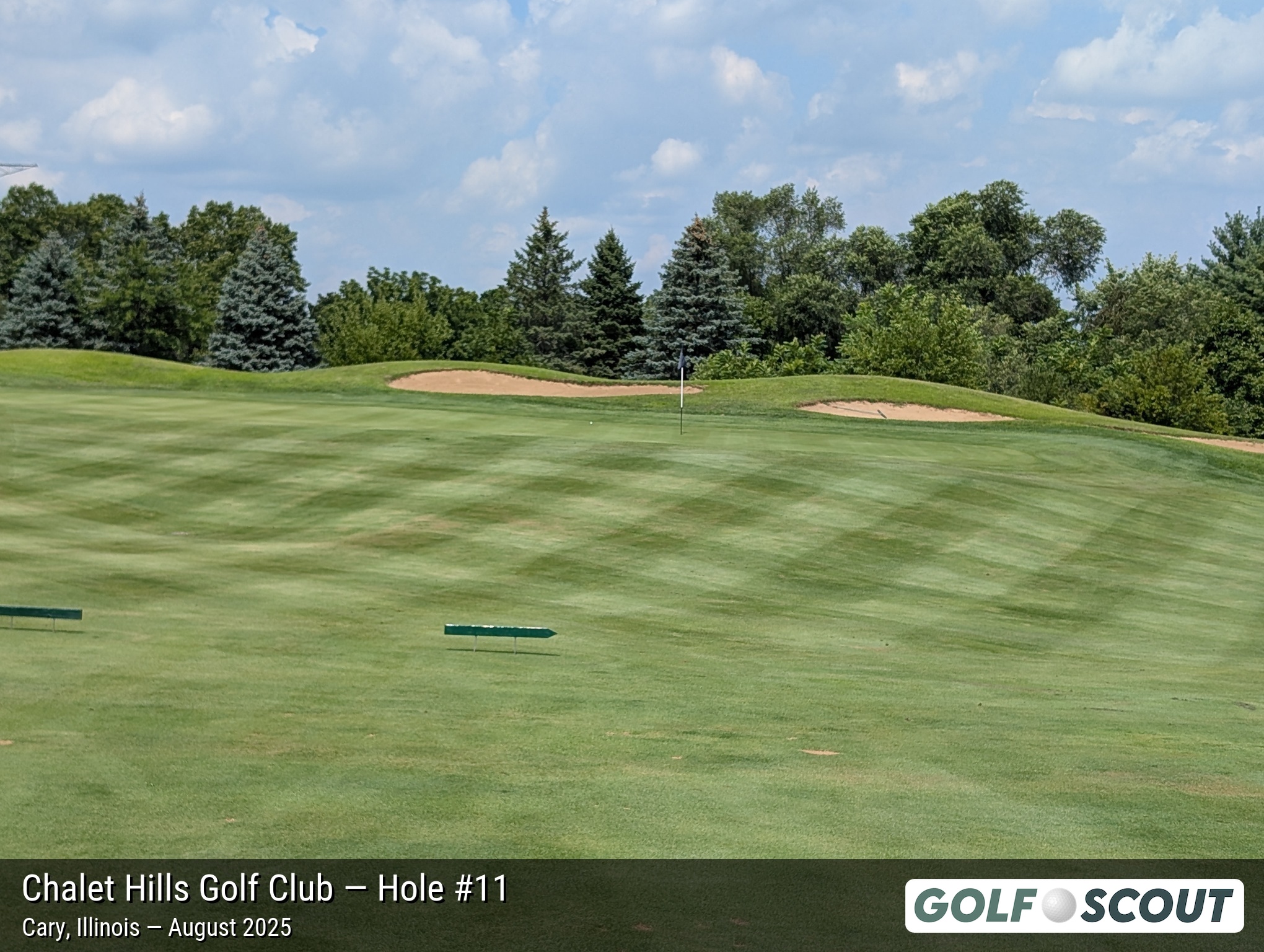 Hole 11 at Chalet Hills Golf Club