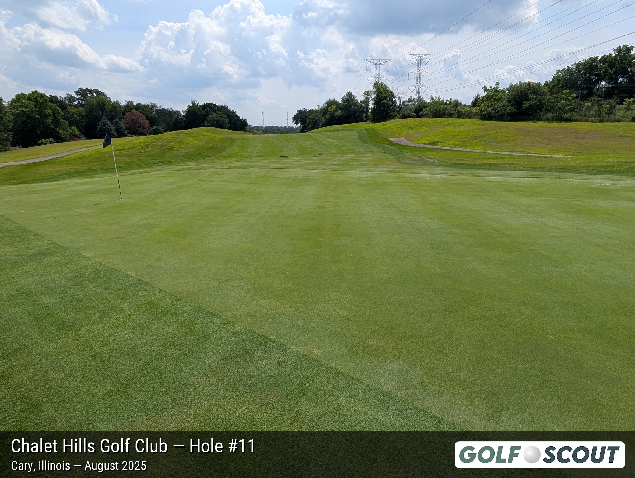 Hole 11 at Chalet Hills Golf Club