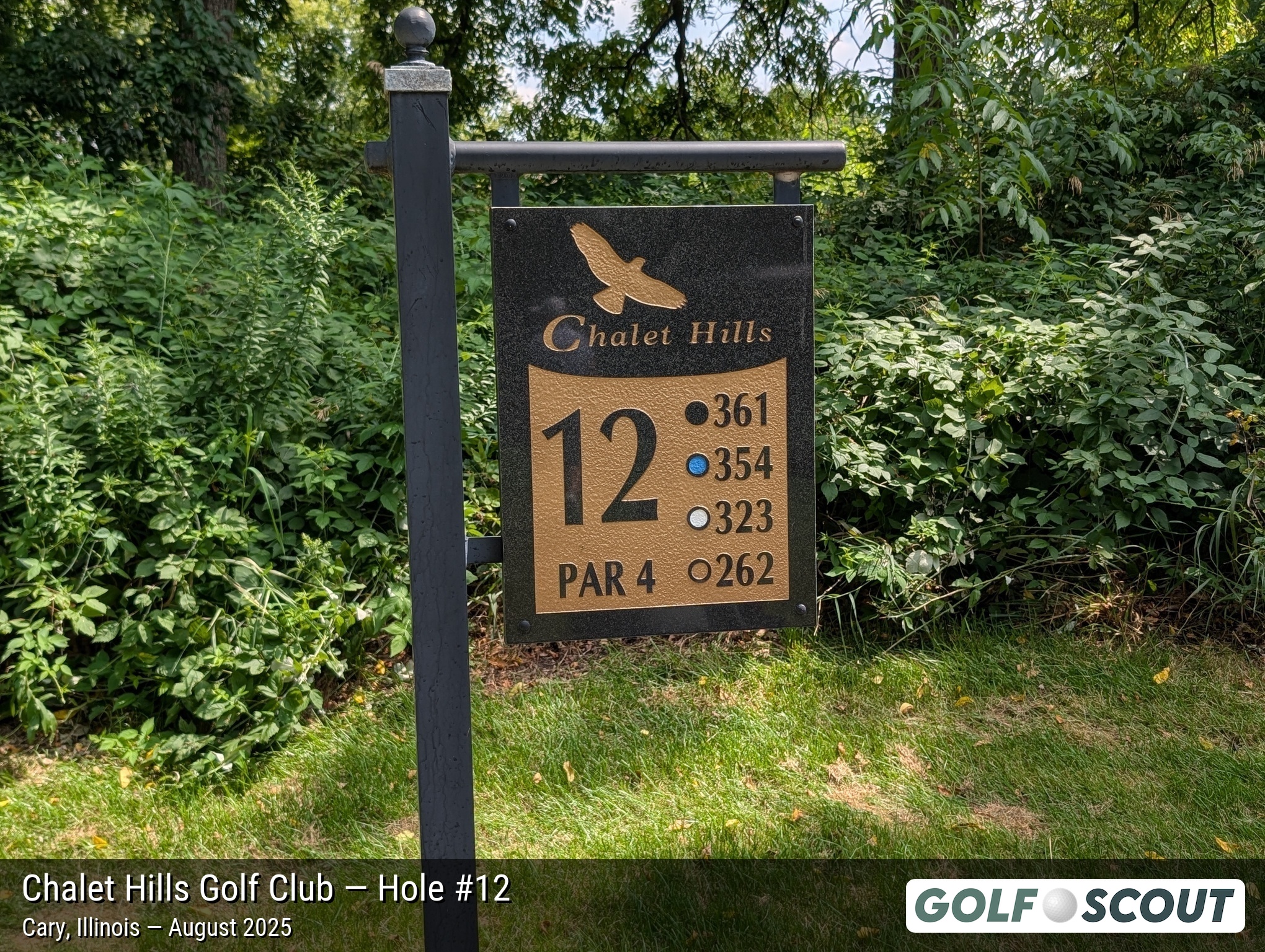 Hole 12 at Chalet Hills Golf Club
