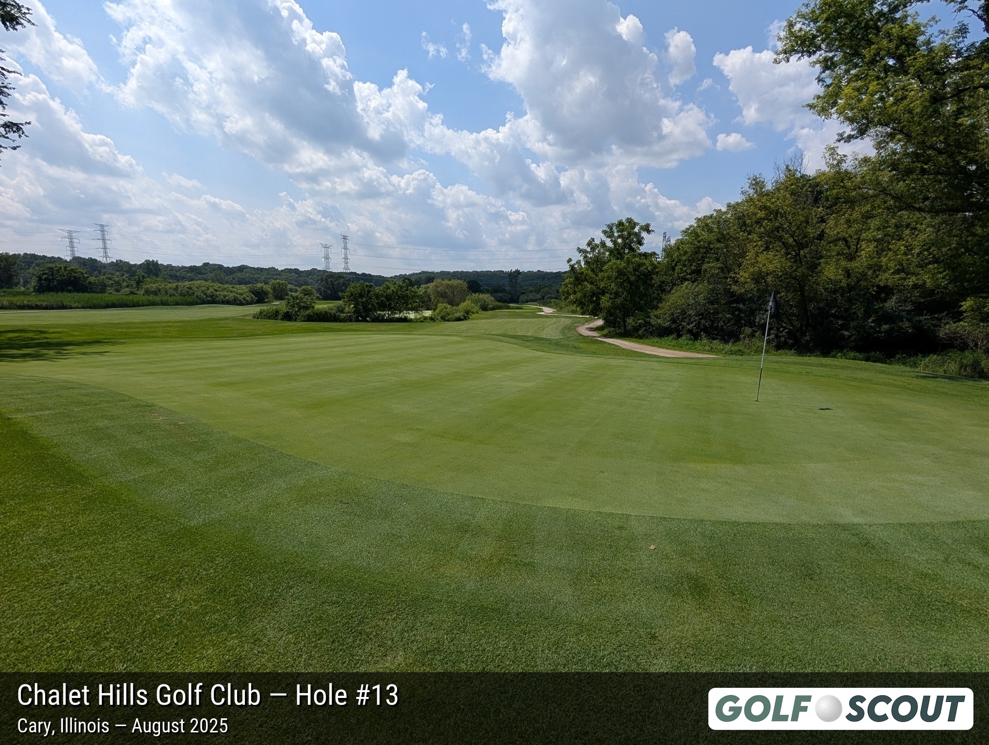 Hole 13 at Chalet Hills Golf Club