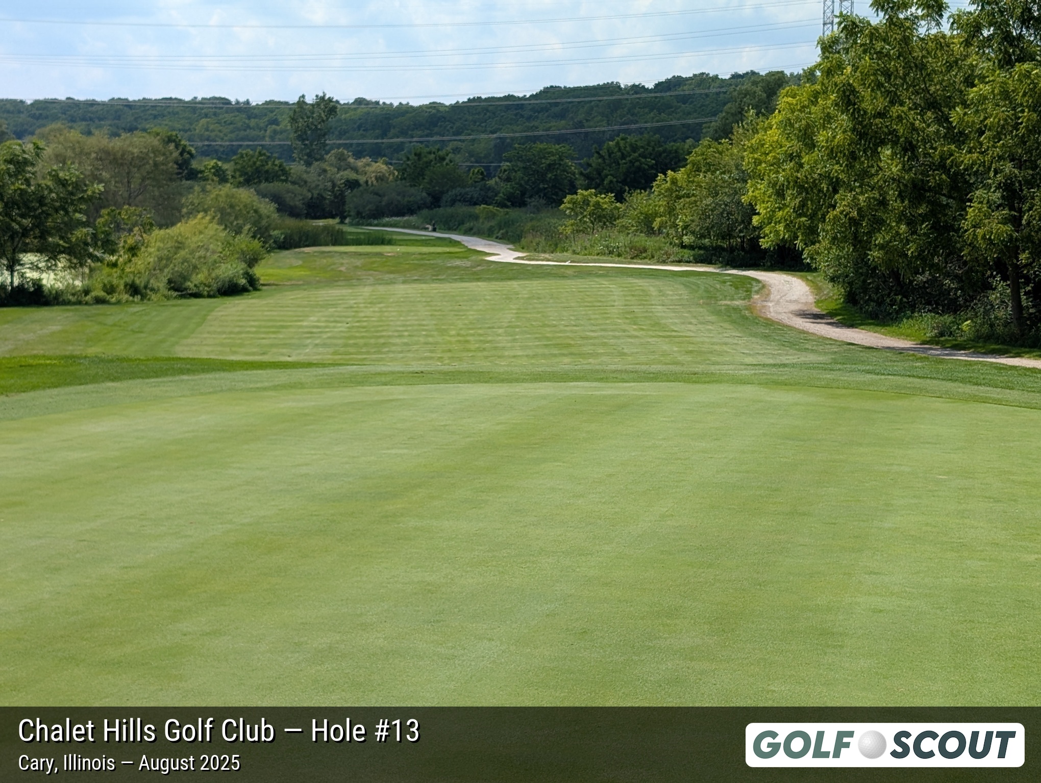 Hole 13 at Chalet Hills Golf Club