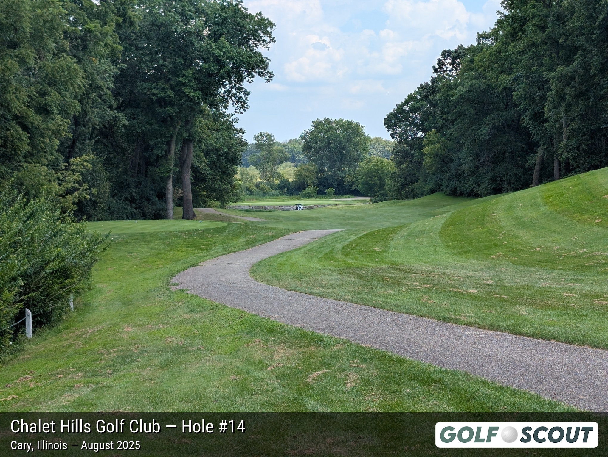 Hole 14 at Chalet Hills Golf Club