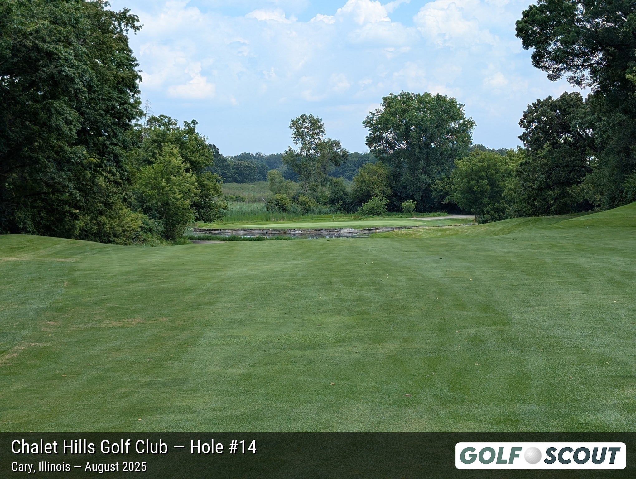 Hole 14 at Chalet Hills Golf Club