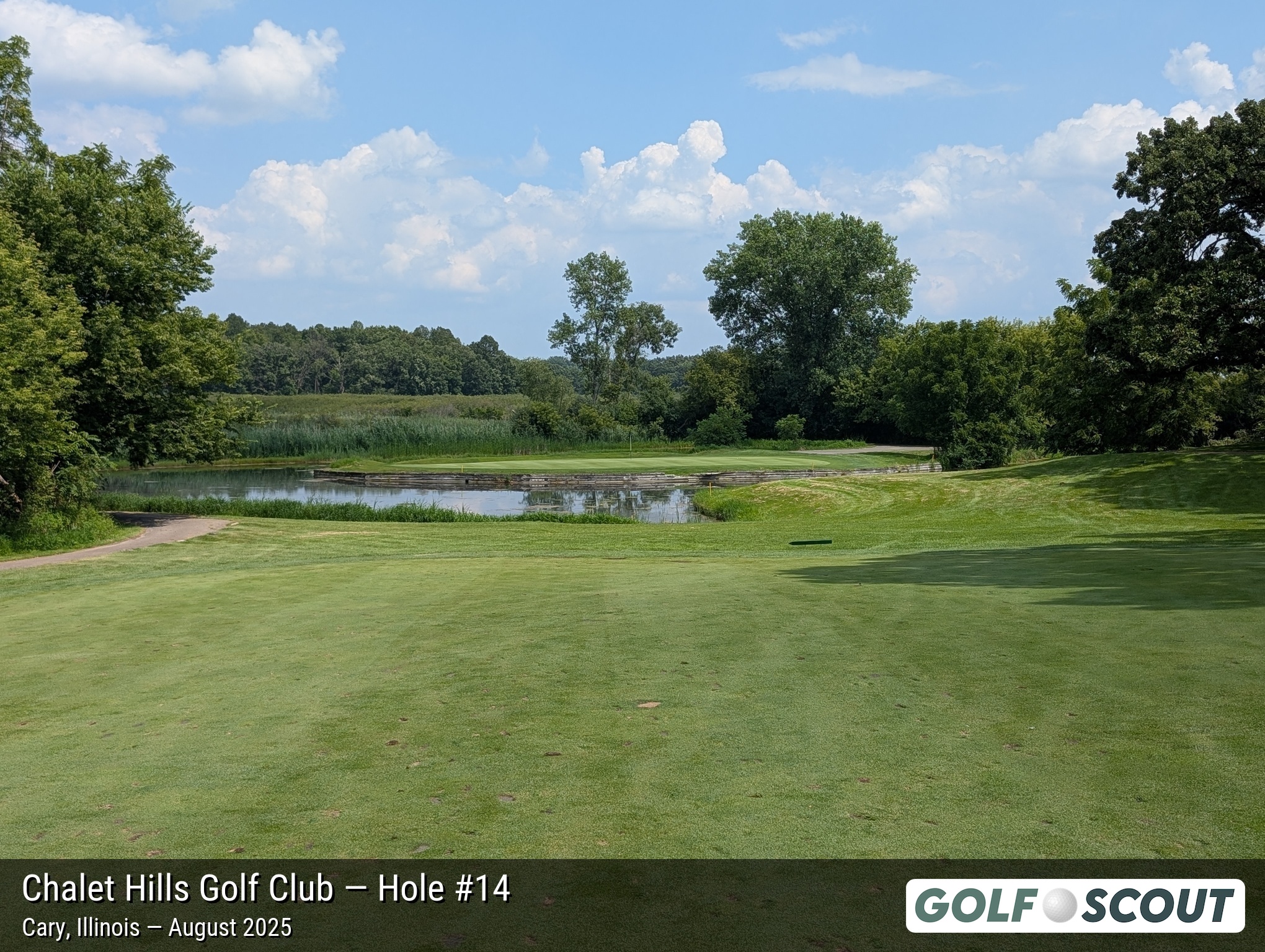 Hole 14 at Chalet Hills Golf Club