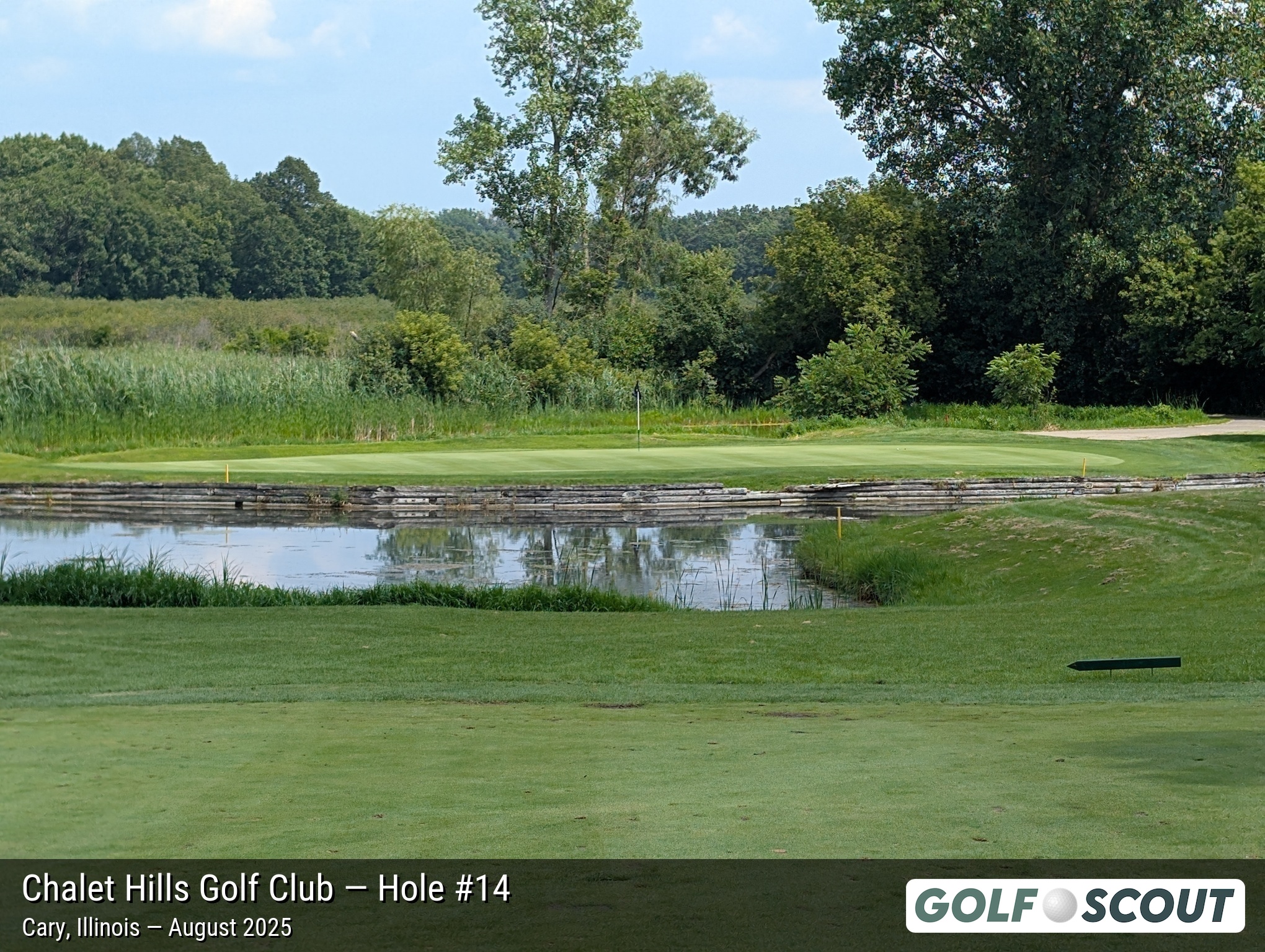 Hole 14 at Chalet Hills Golf Club