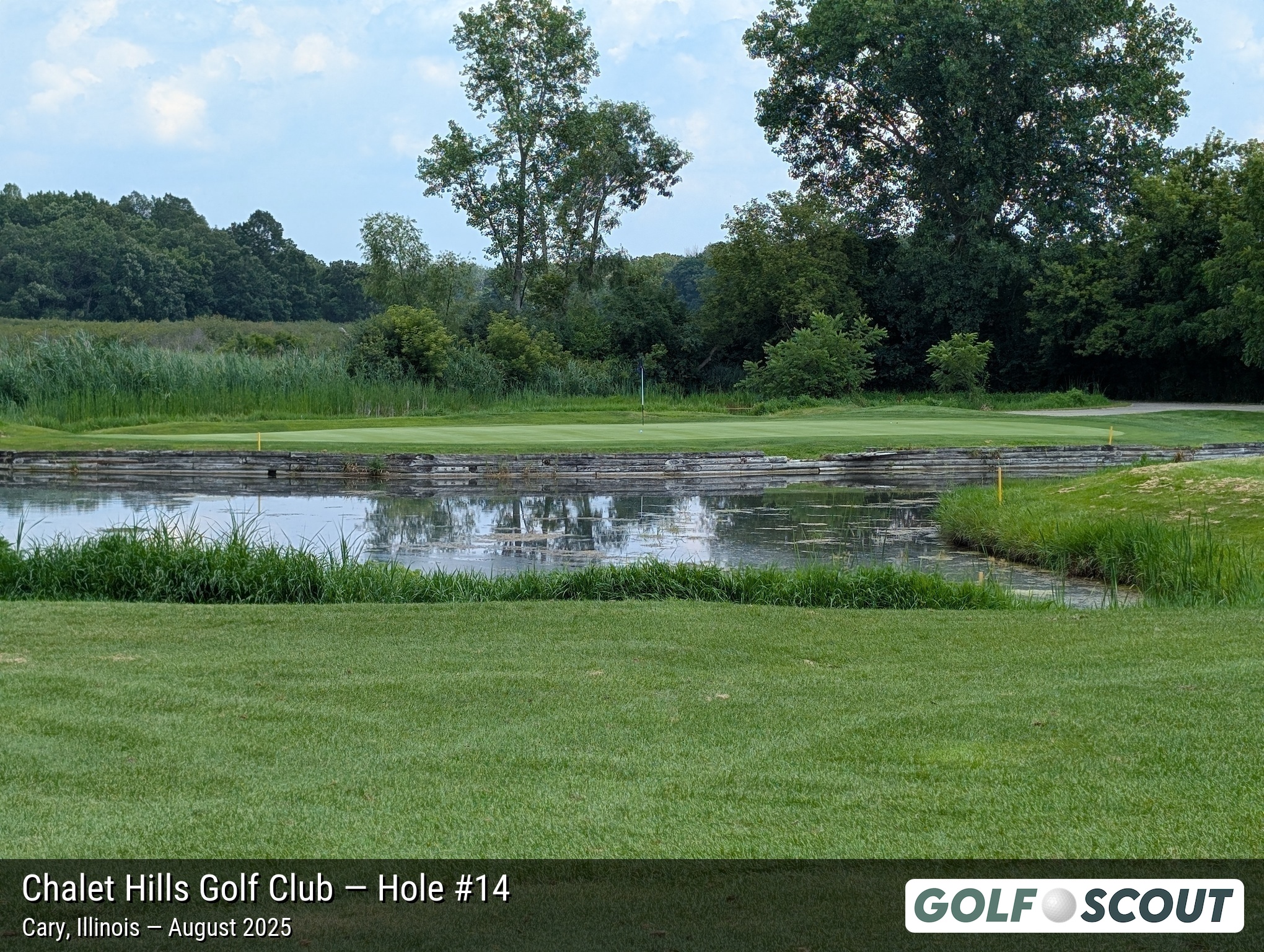 Hole 14 at Chalet Hills Golf Club