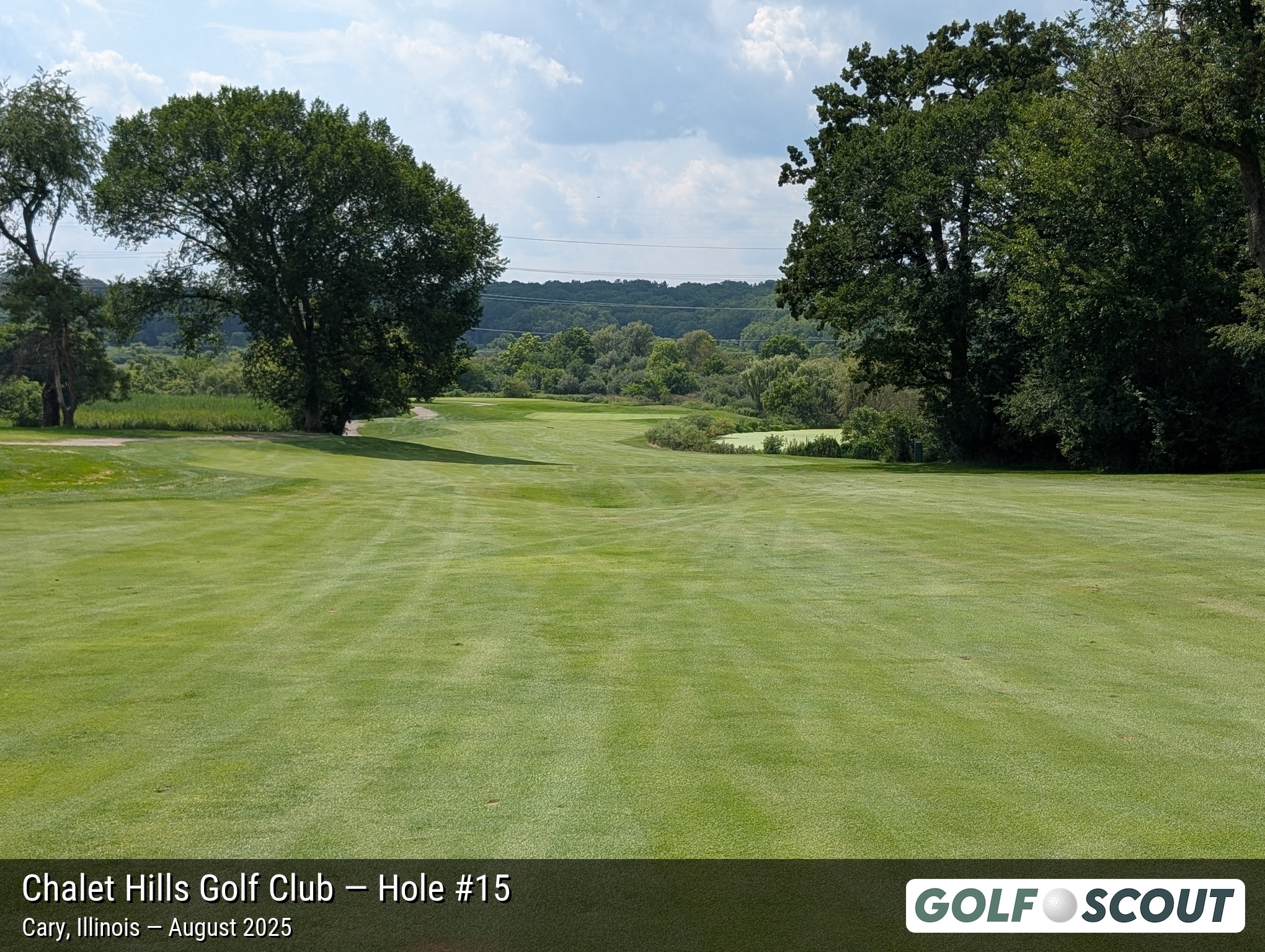 Hole 15 at Chalet Hills Golf Club