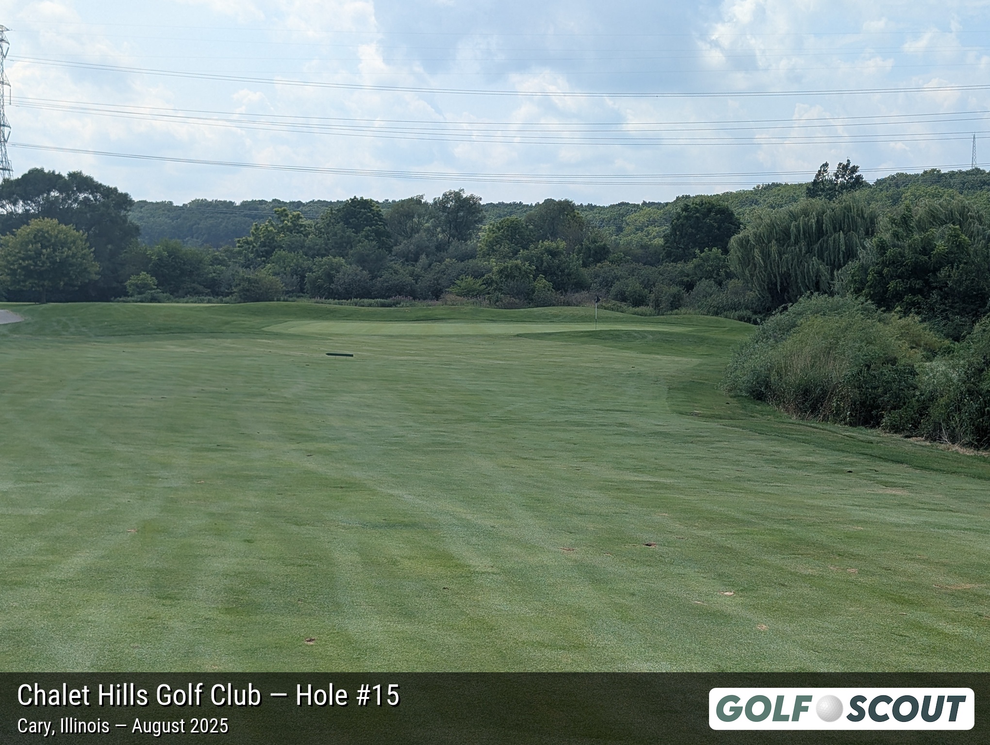 Hole 15 at Chalet Hills Golf Club