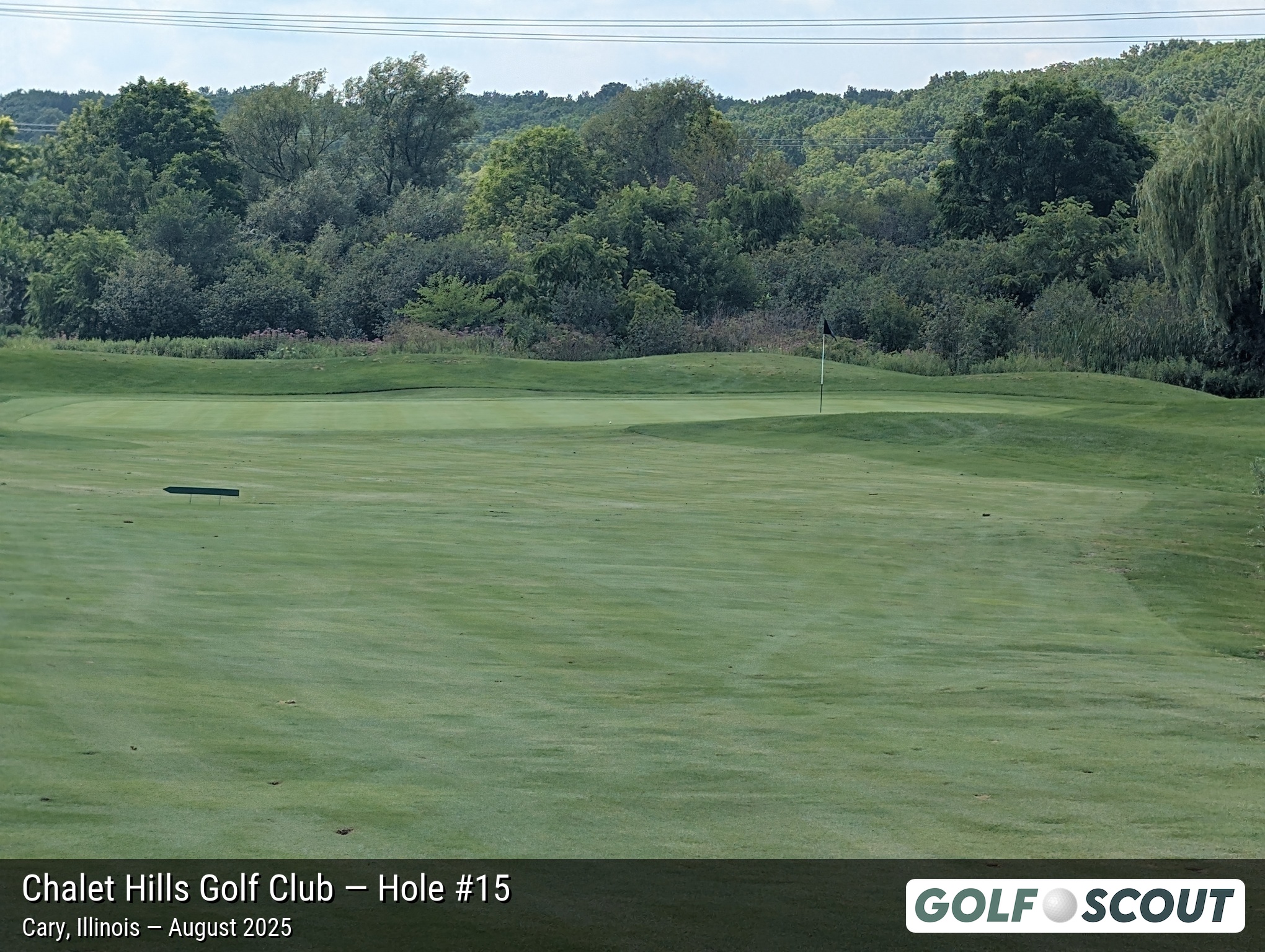 Hole 15 at Chalet Hills Golf Club