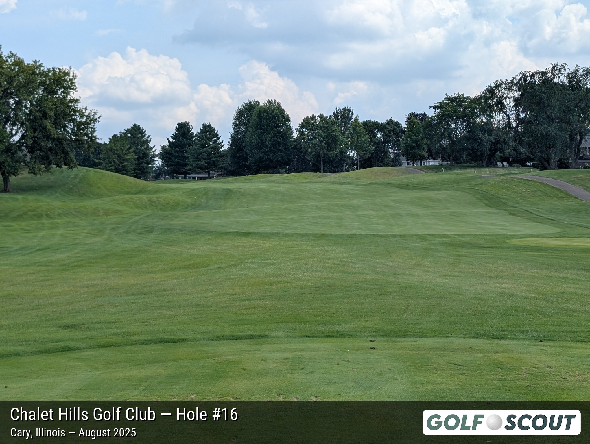 Hole 16 at Chalet Hills Golf Club