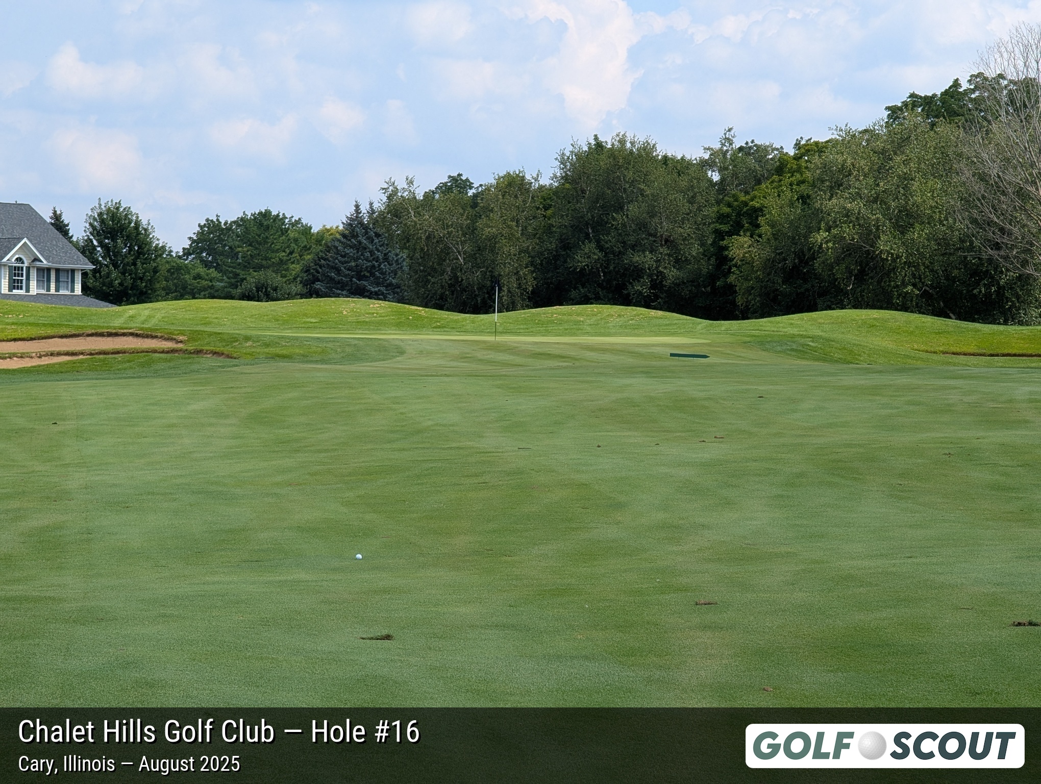 Hole 16 at Chalet Hills Golf Club