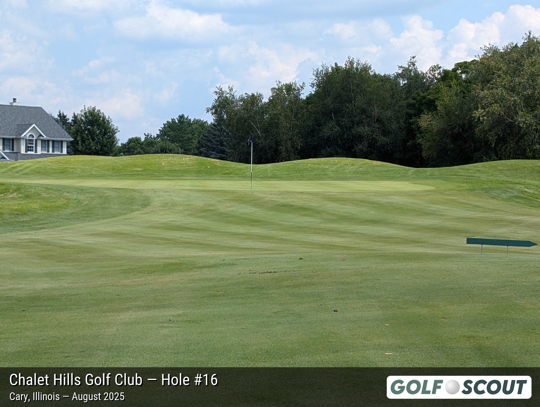 Hole 16 at Chalet Hills Golf Club