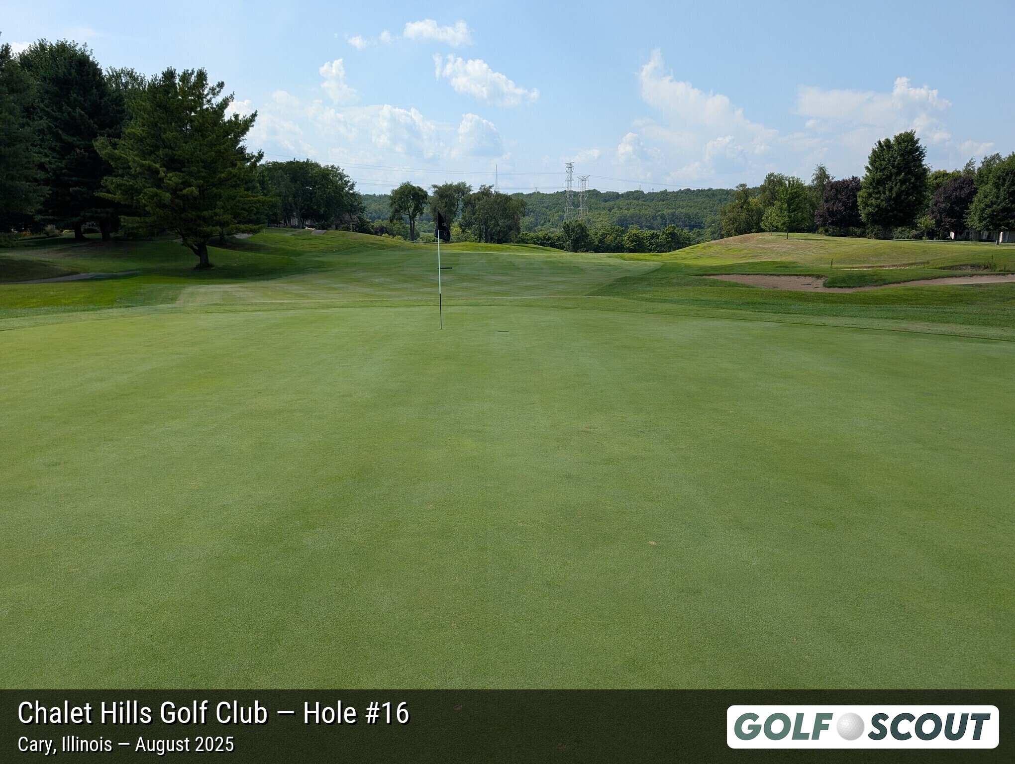 Hole 16 at Chalet Hills Golf Club