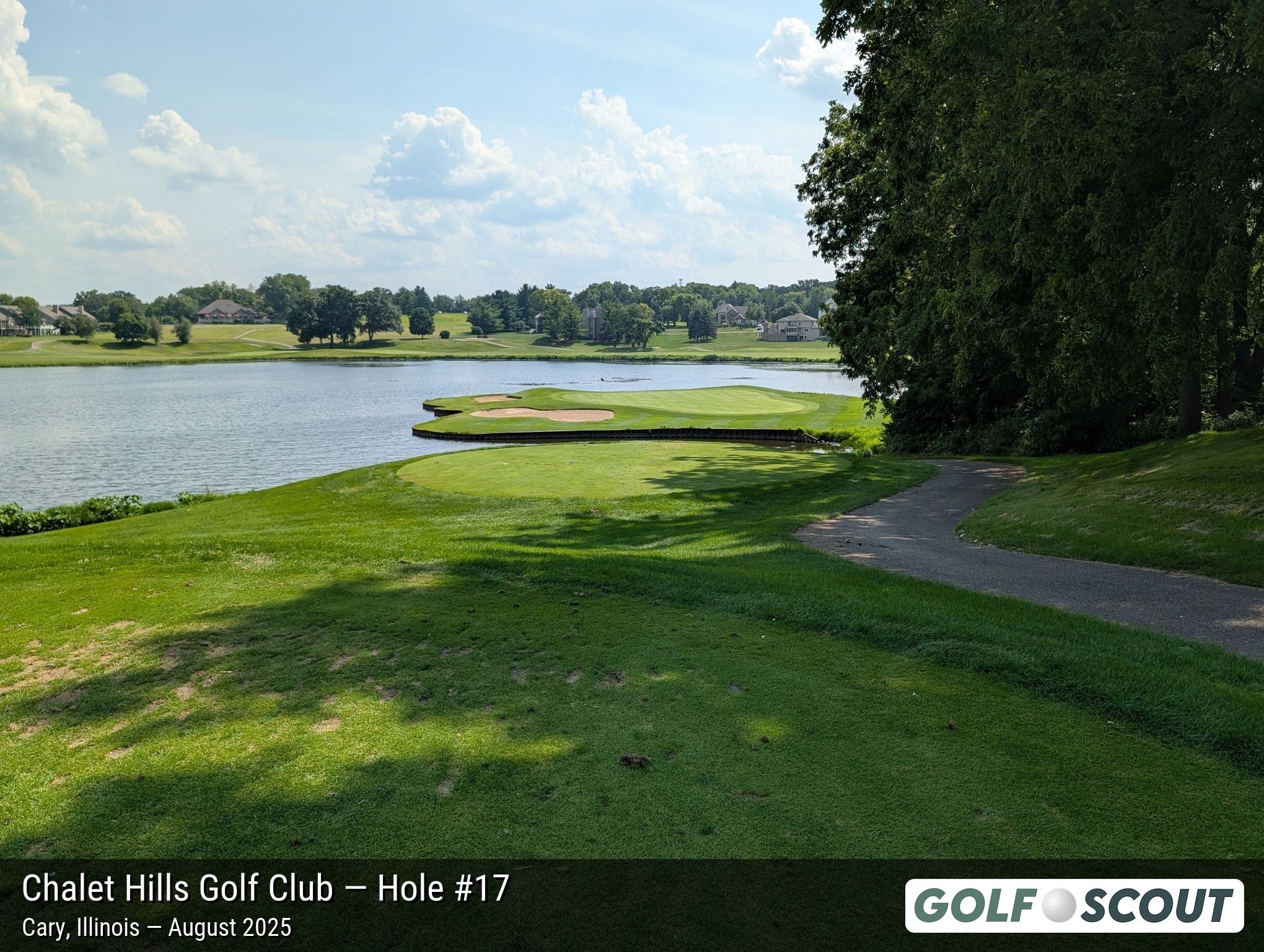 Hole 17 at Chalet Hills Golf Club