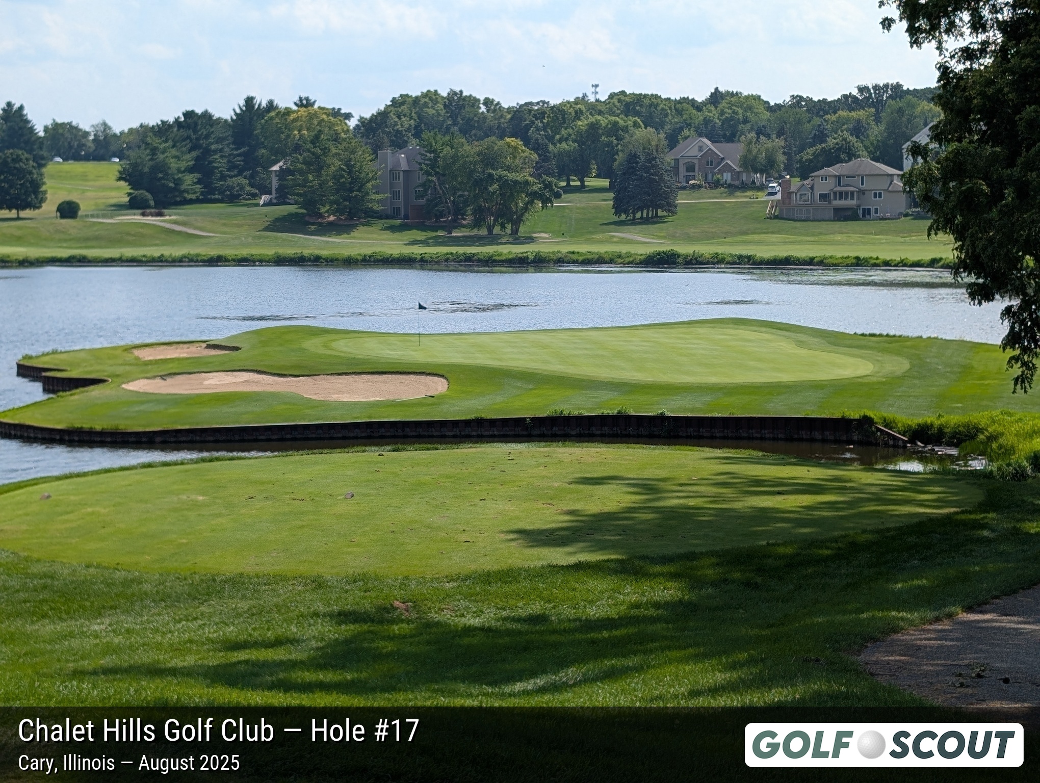 Hole 17 at Chalet Hills Golf Club