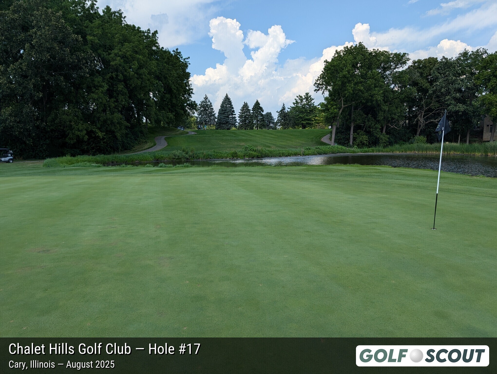 Hole 17 at Chalet Hills Golf Club