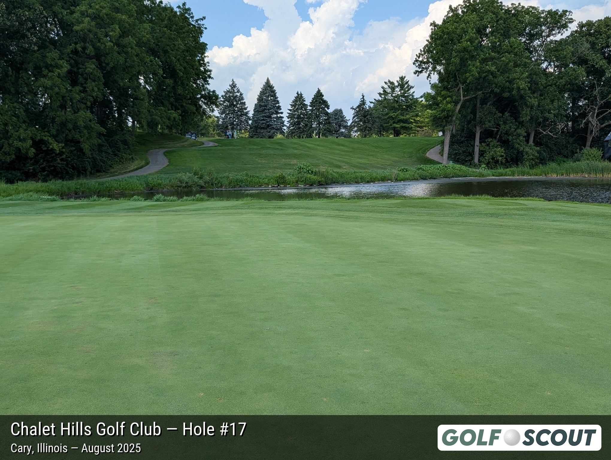 Hole 17 at Chalet Hills Golf Club