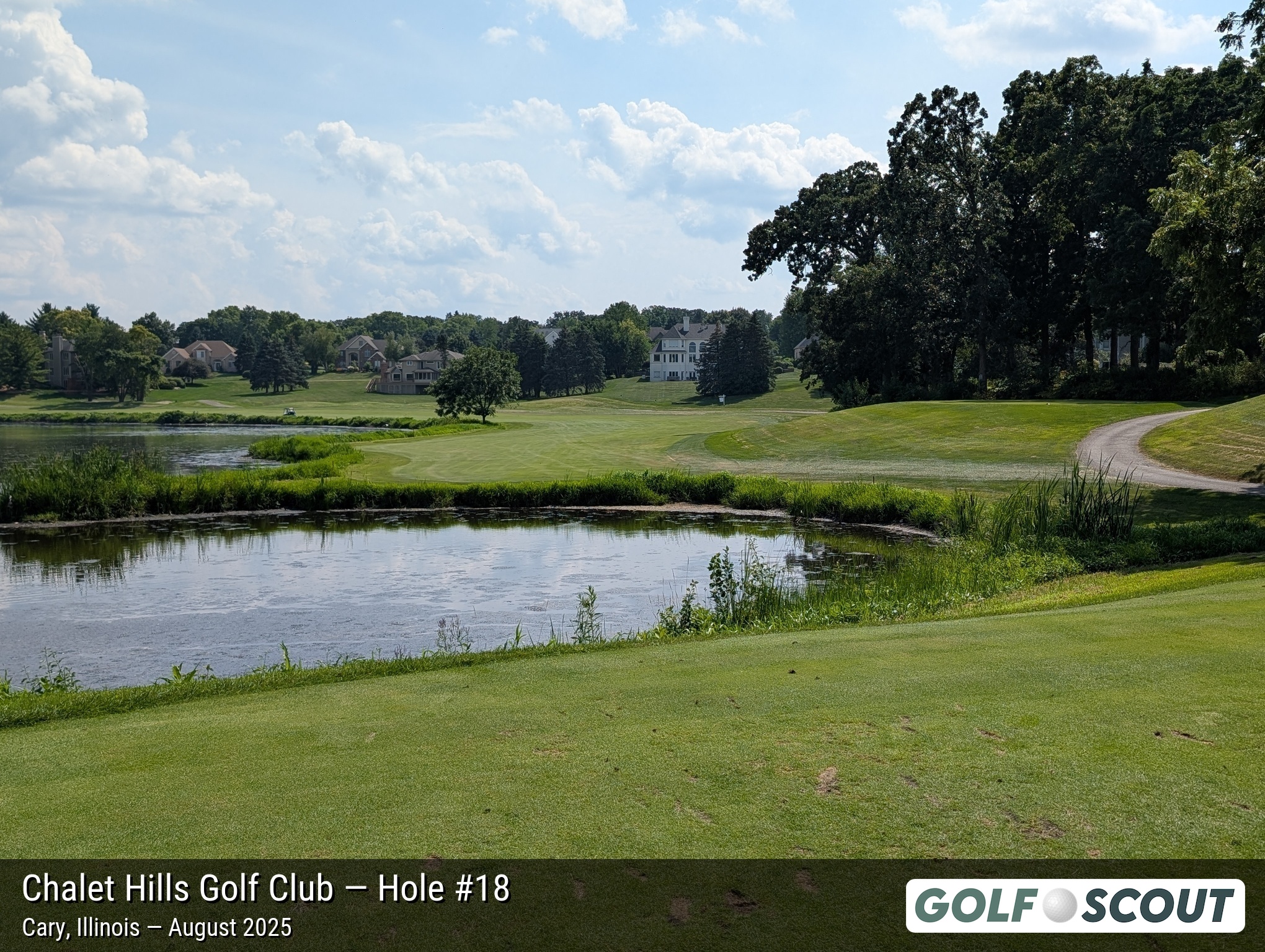 Hole 18 at Chalet Hills Golf Club