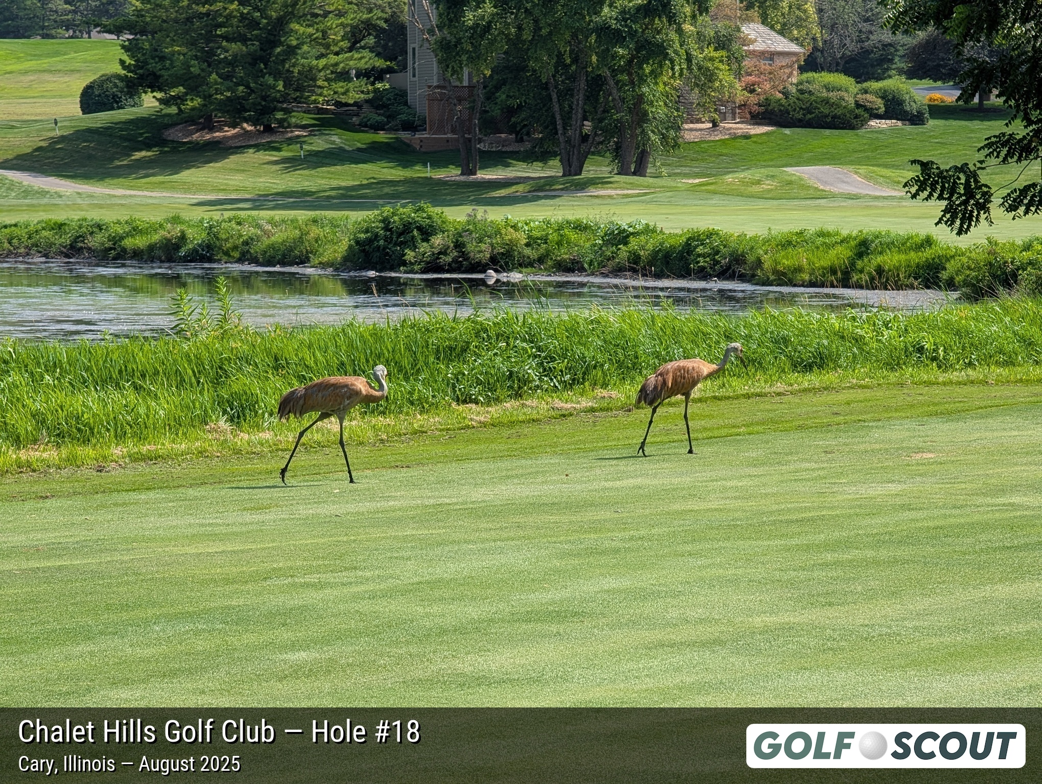 Hole 18 at Chalet Hills Golf Club