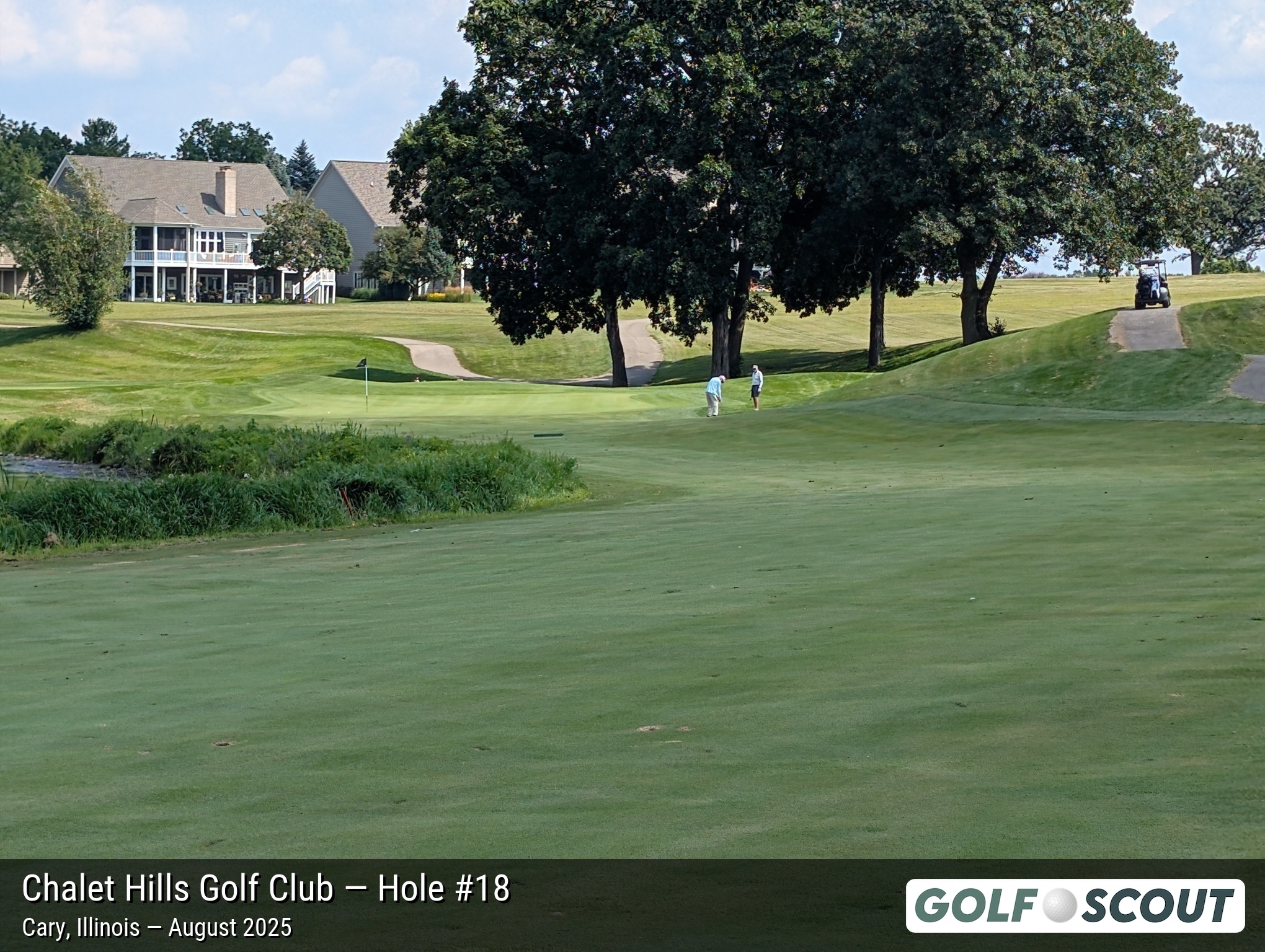 Hole 18 at Chalet Hills Golf Club