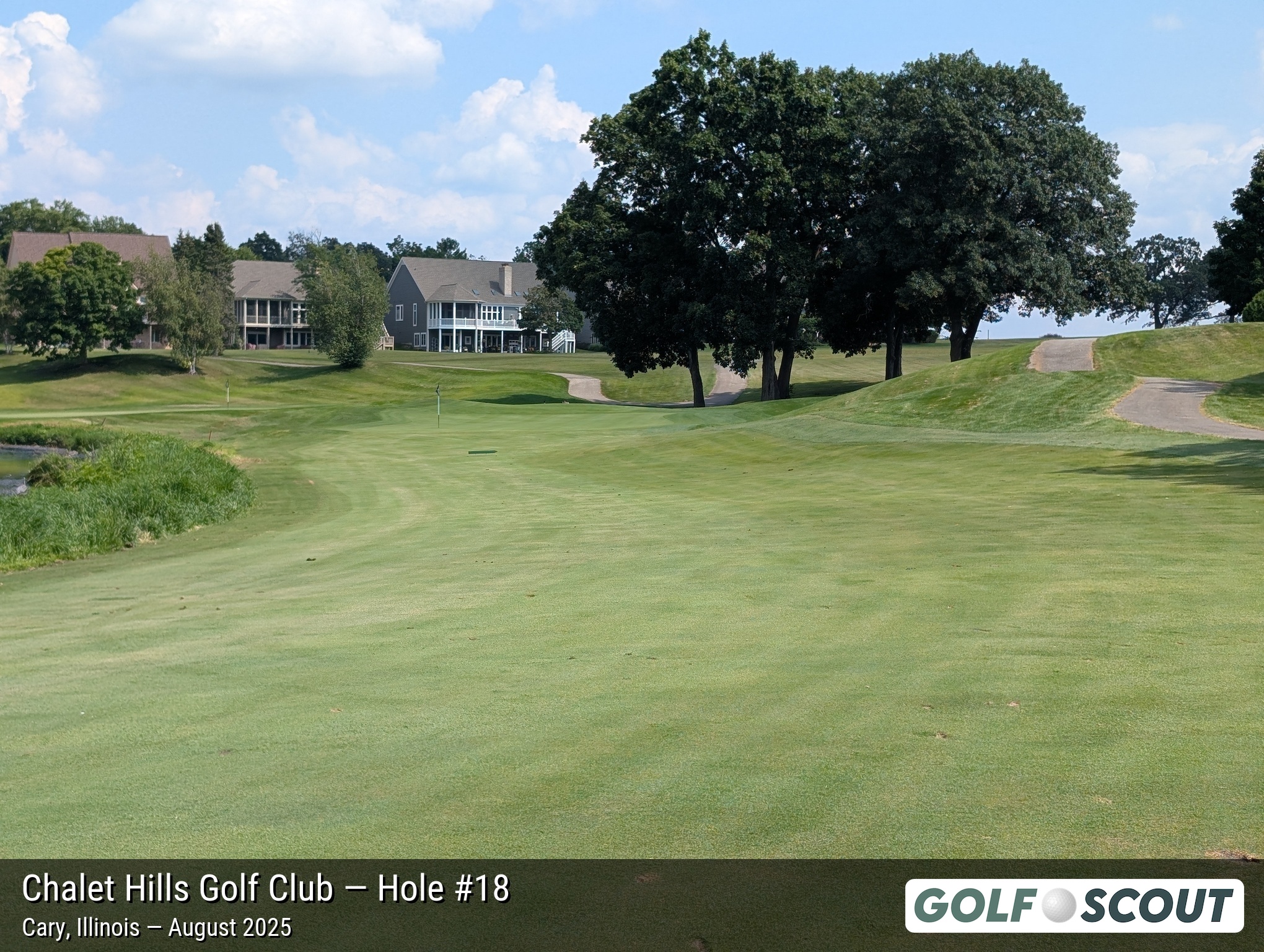 Hole 18 at Chalet Hills Golf Club