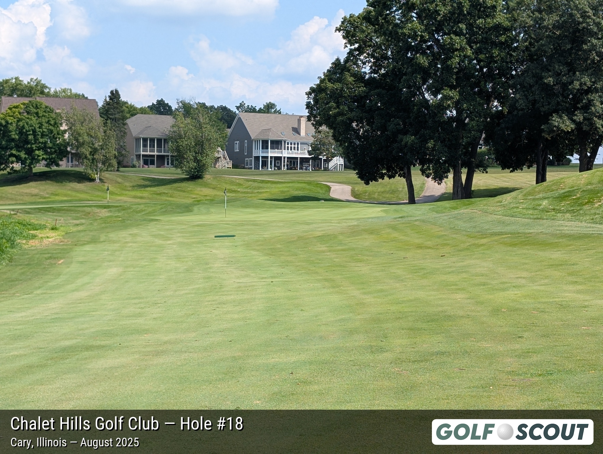 Hole 18 at Chalet Hills Golf Club