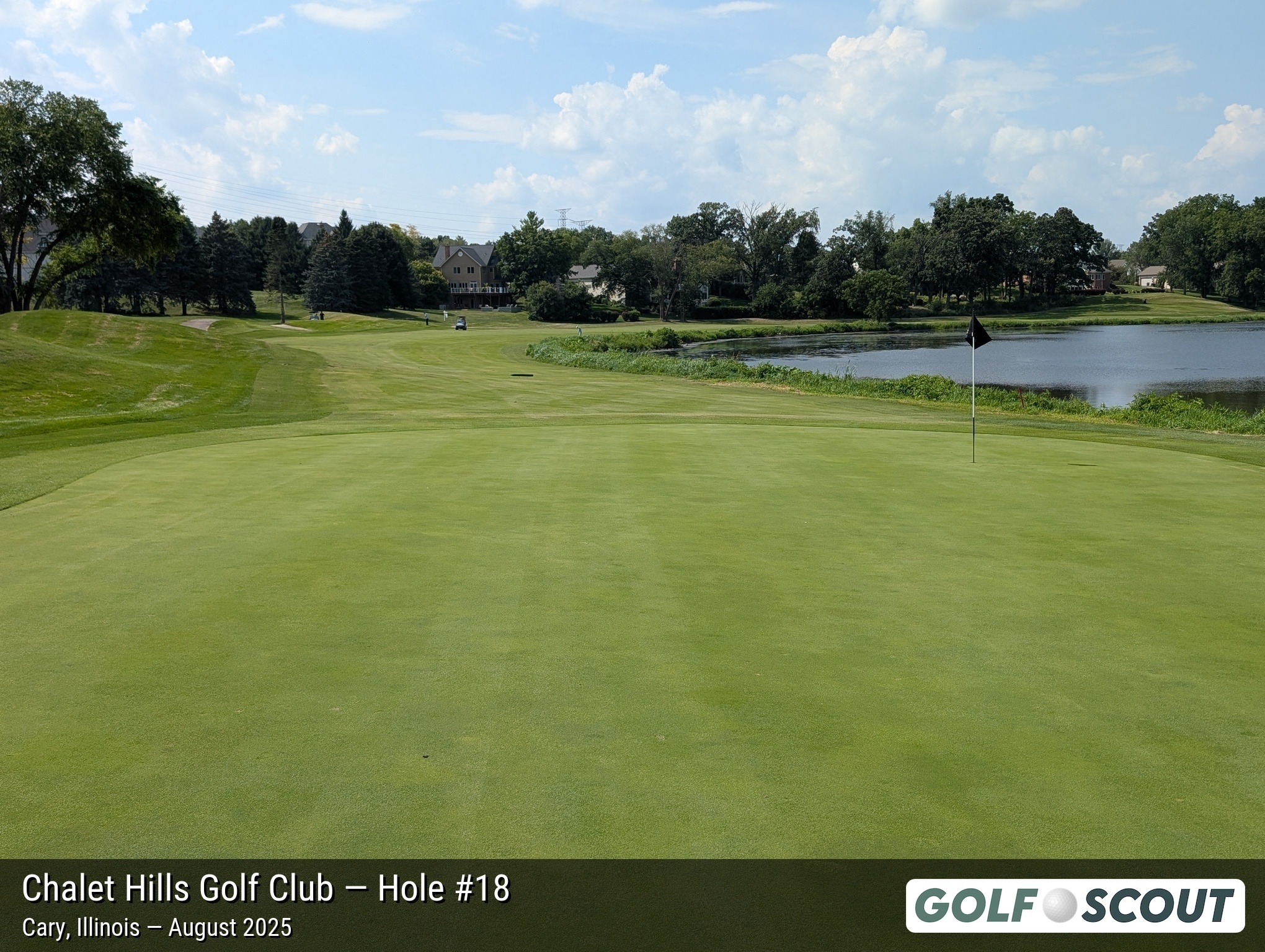 Hole 18 at Chalet Hills Golf Club