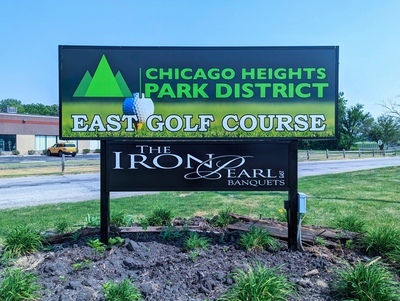 Chicago Heights East Golf Course Entrance Sign
