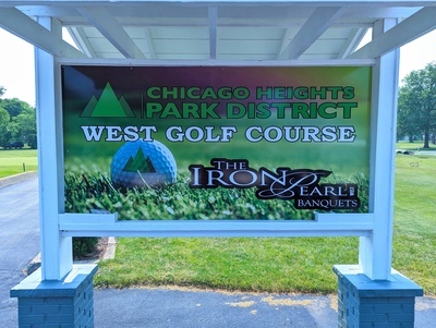 Chicago Heights West Golf Course Entrance Sign