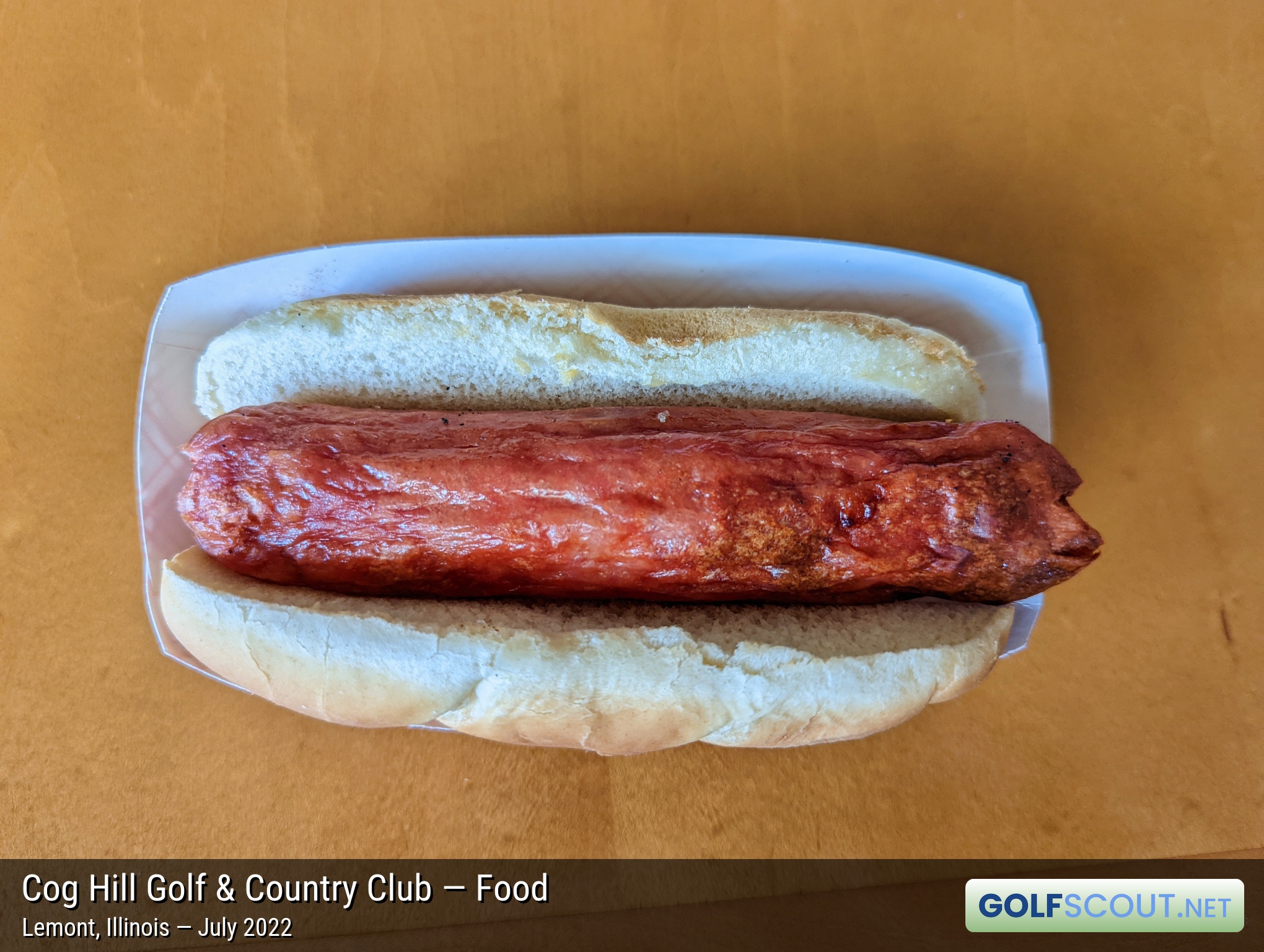 Photo of the food and dining at Cog Hill Course #1 in Lemont, Illinois. 