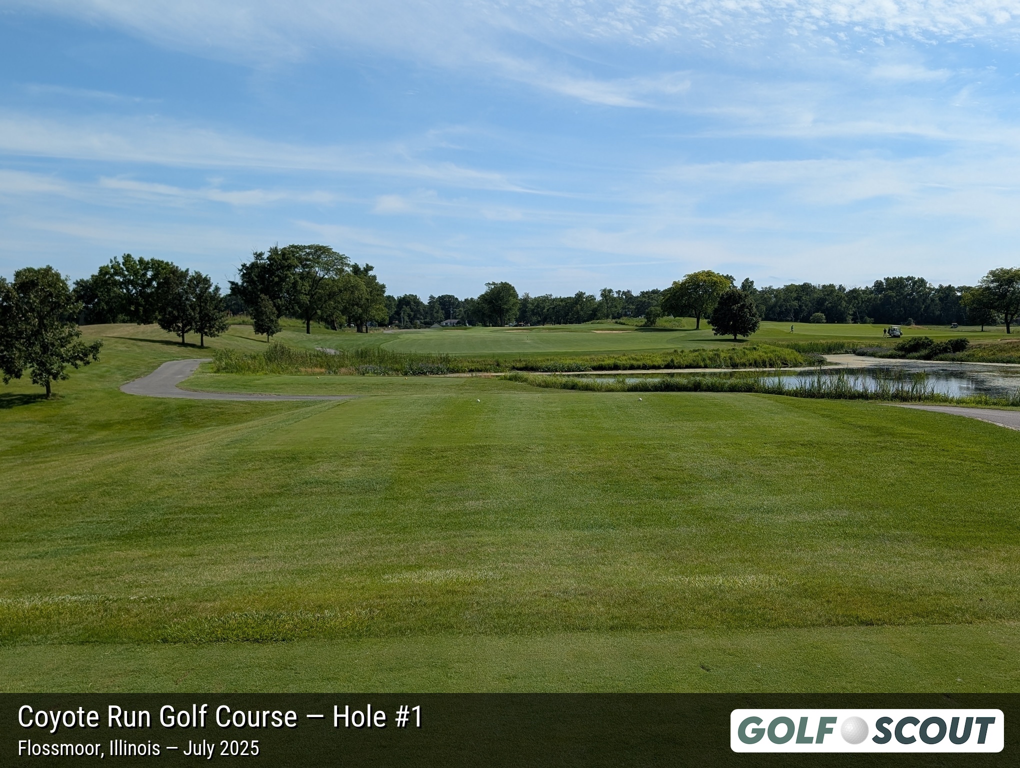 Hole 1 at Coyote Run Golf Course
