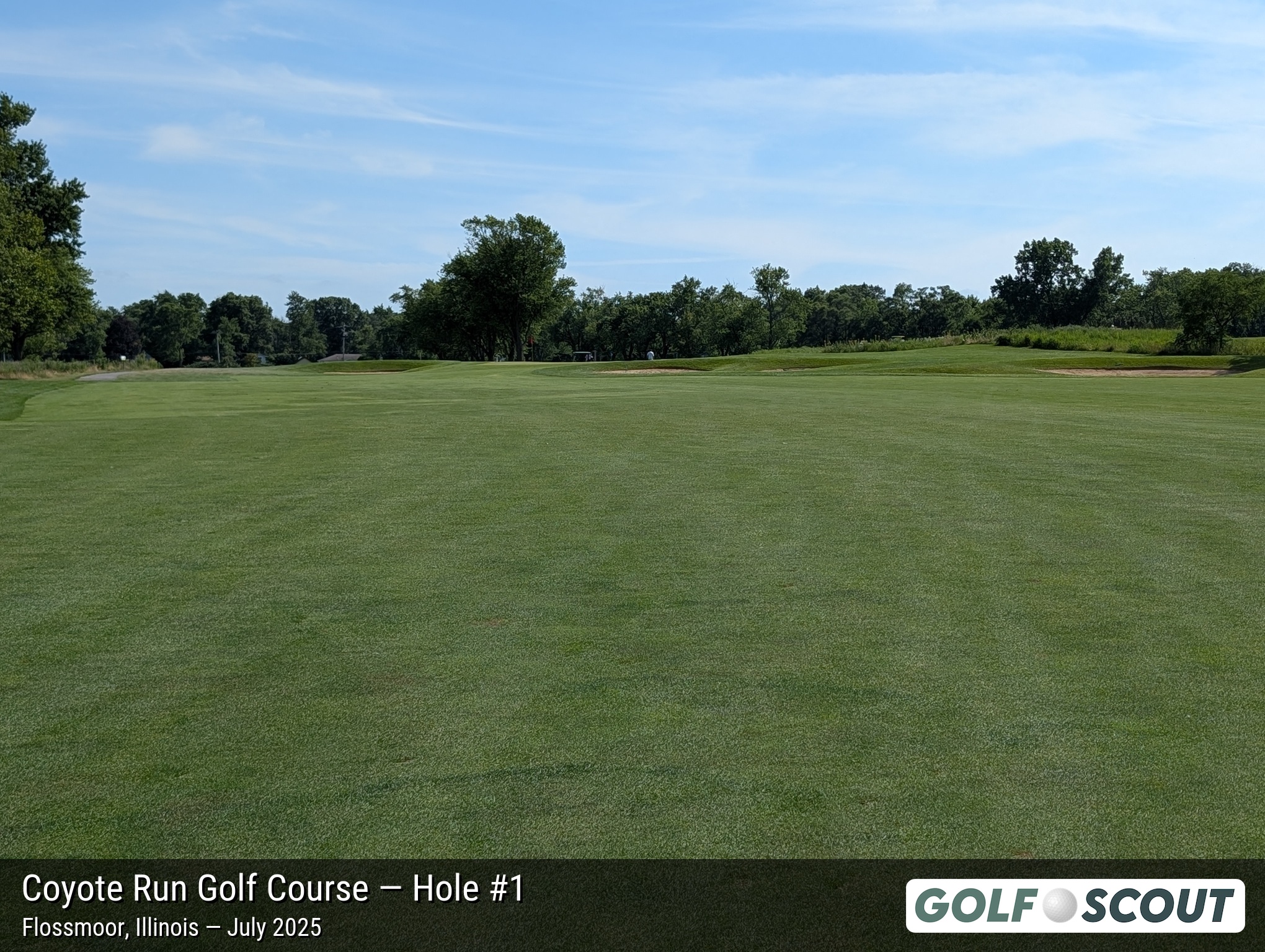 Hole 1 at Coyote Run Golf Course