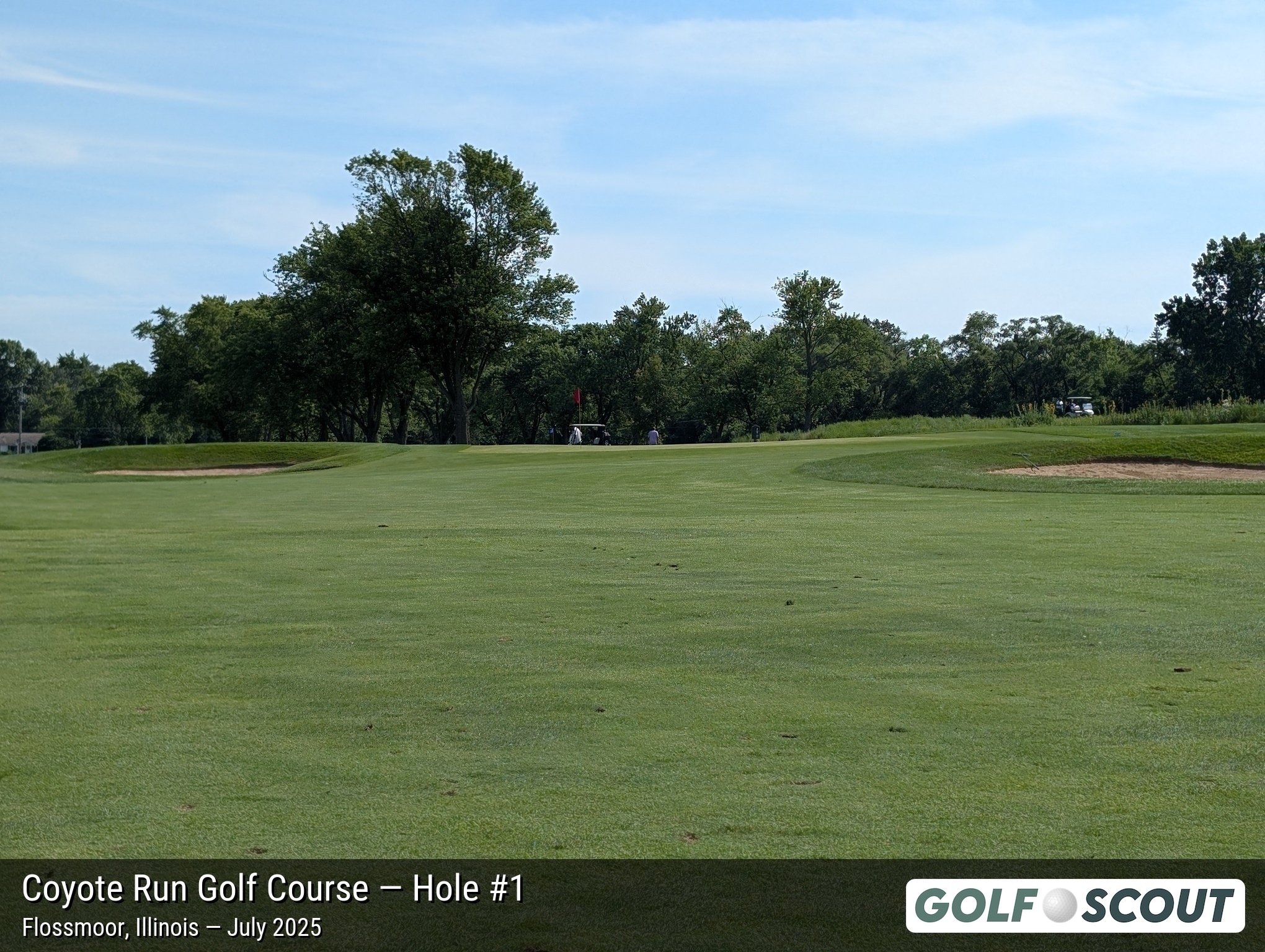Hole 1 at Coyote Run Golf Course