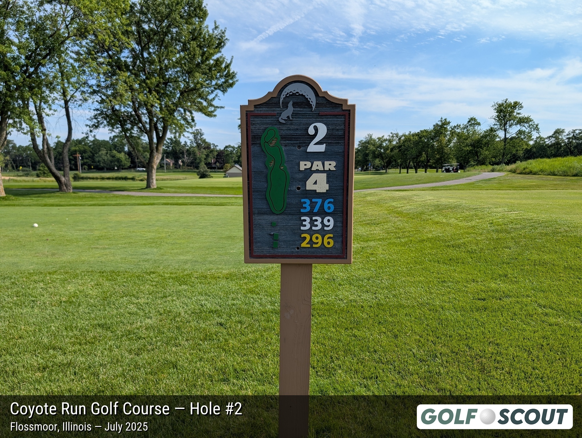Hole 2 at Coyote Run Golf Course