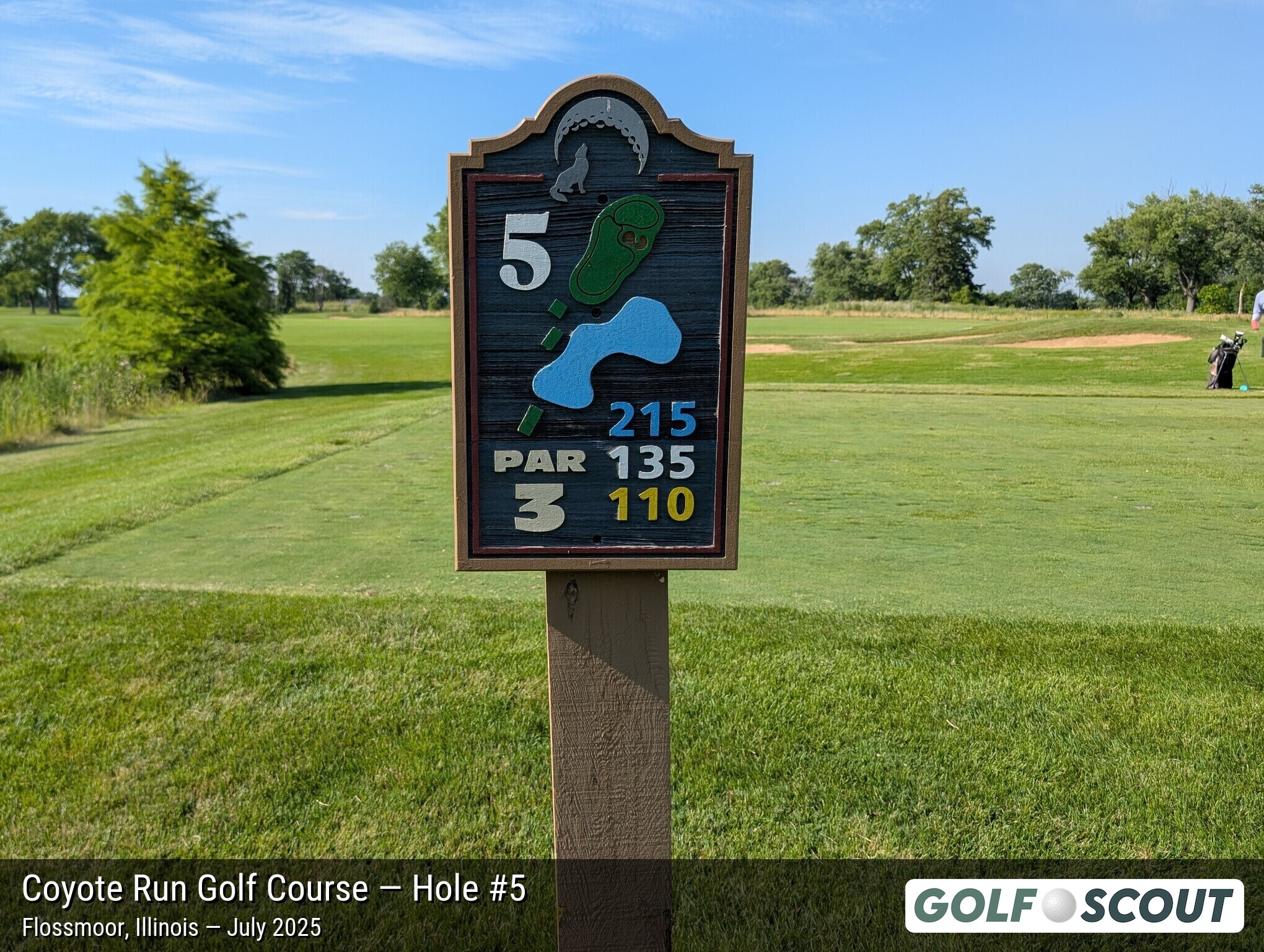 Hole 5 at Coyote Run Golf Course