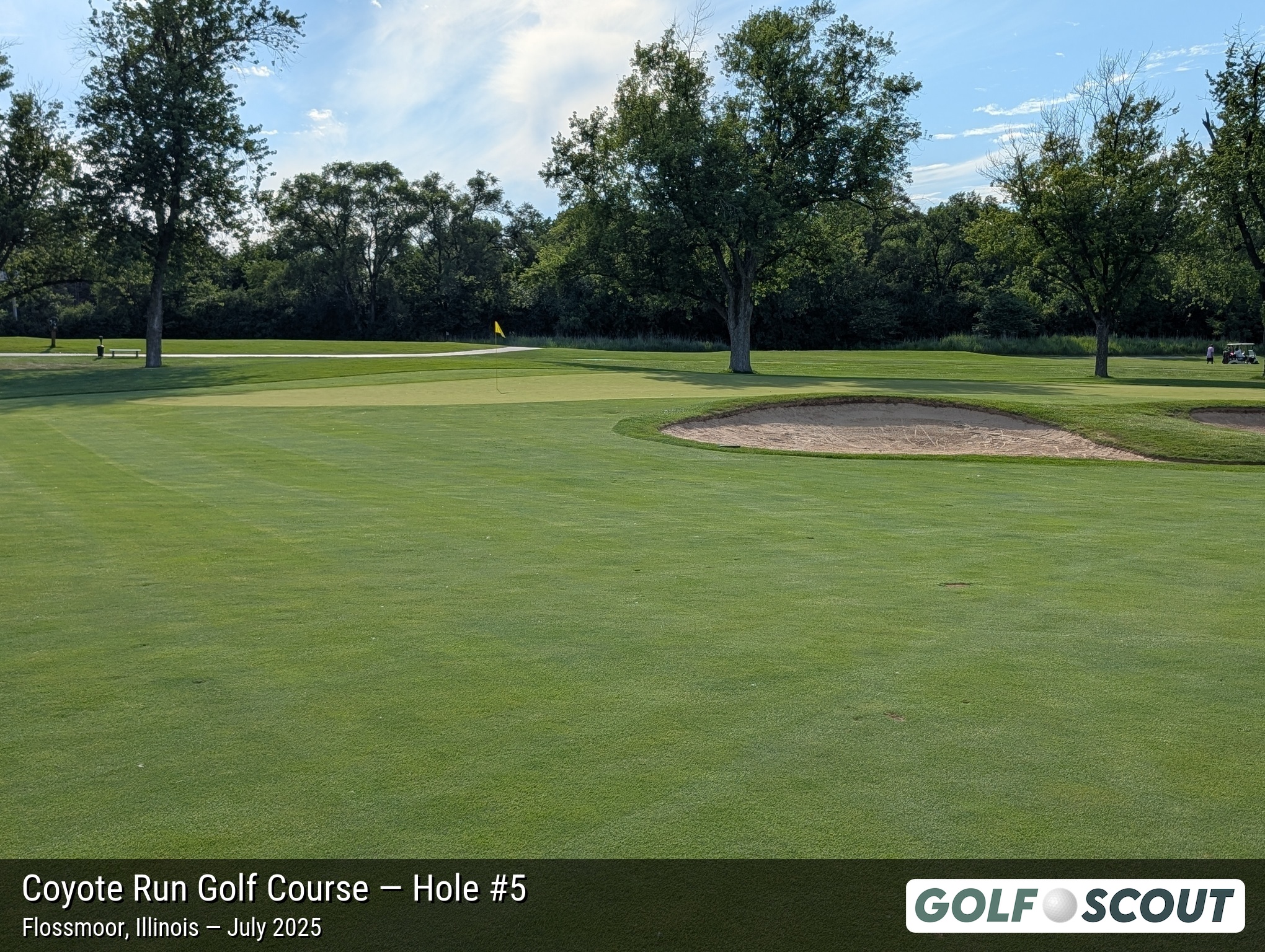 Hole 5 at Coyote Run Golf Course