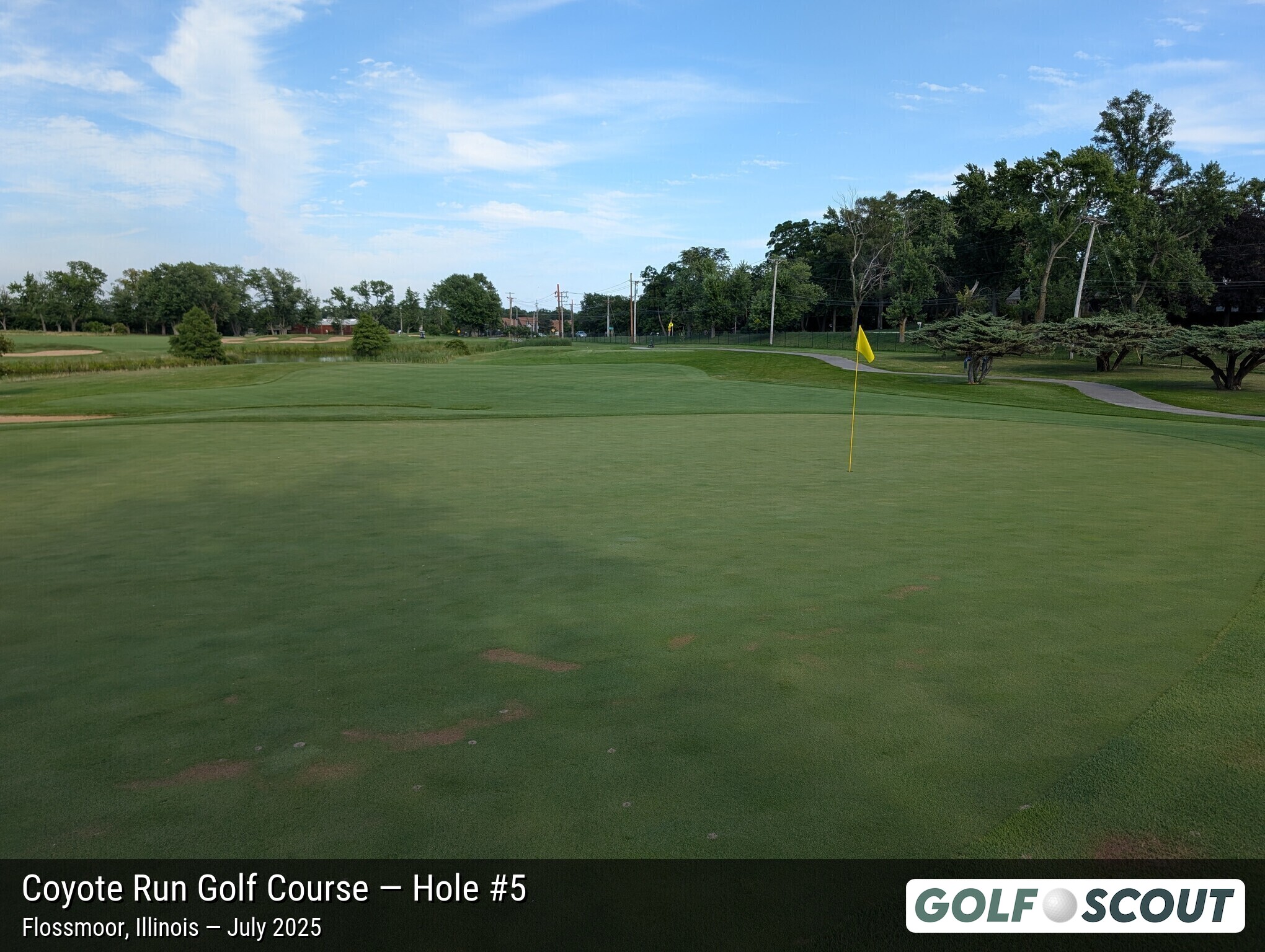 Hole 5 at Coyote Run Golf Course
