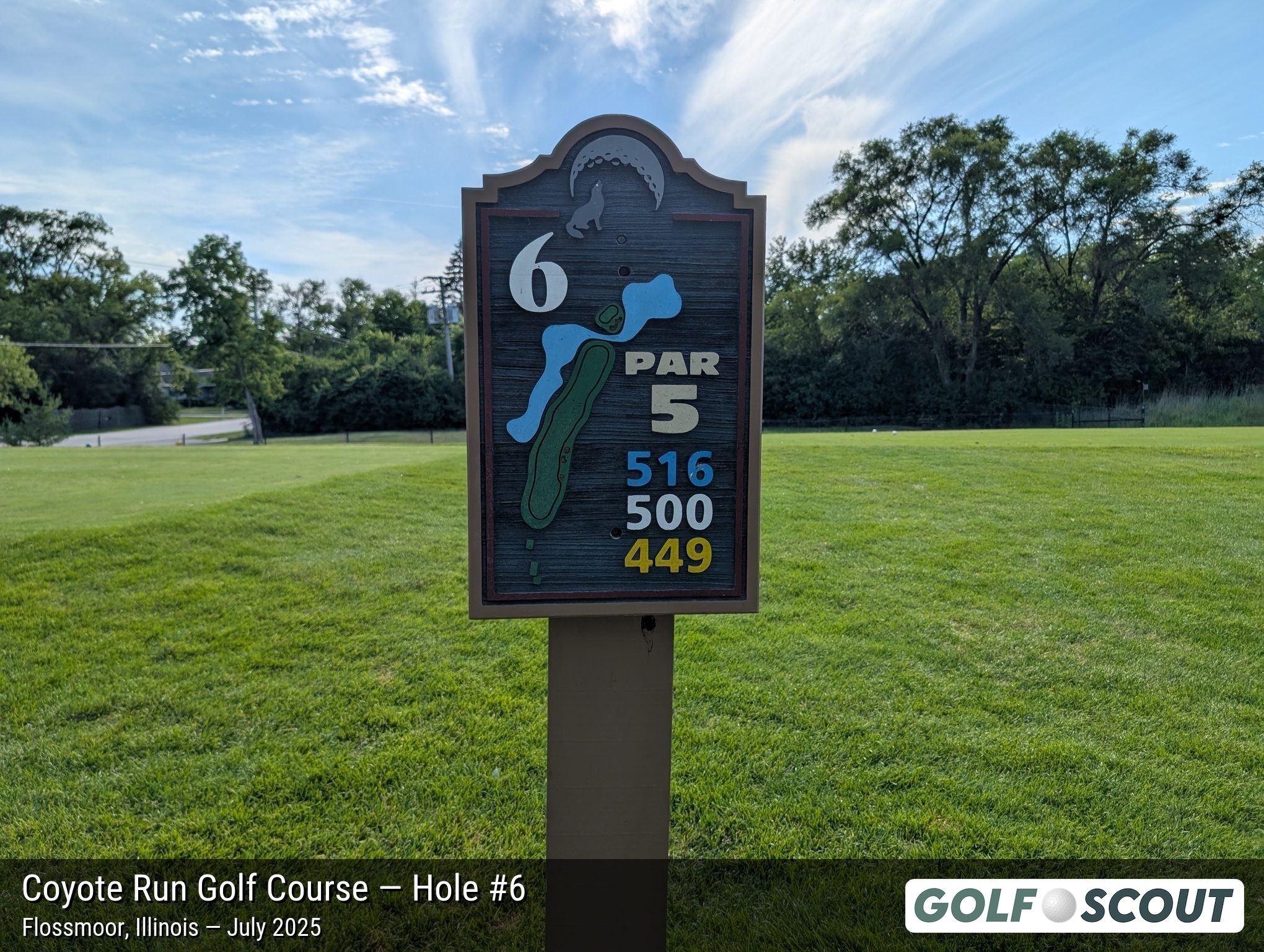 Hole 6 at Coyote Run Golf Course