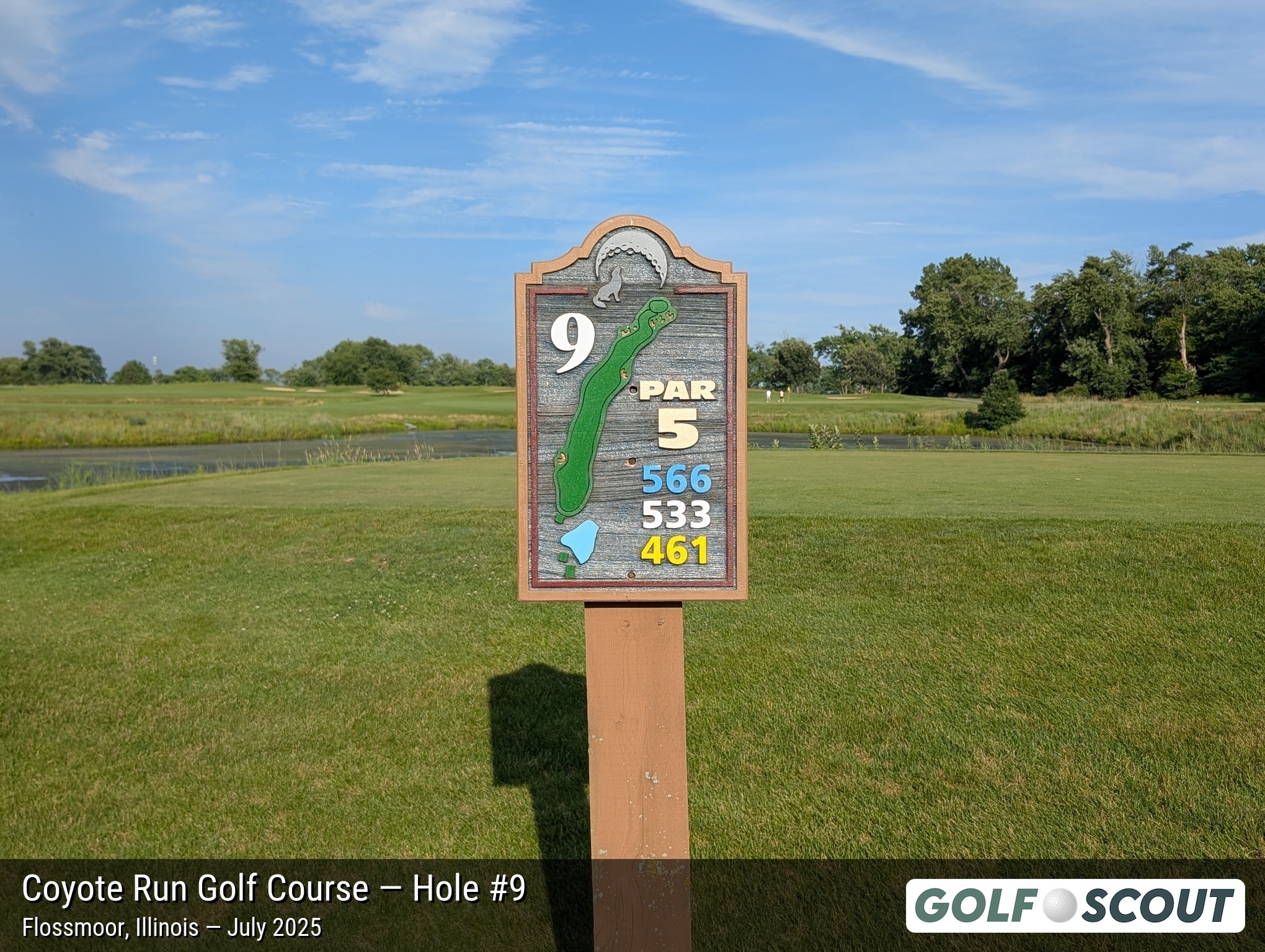 Hole 9 at Coyote Run Golf Course