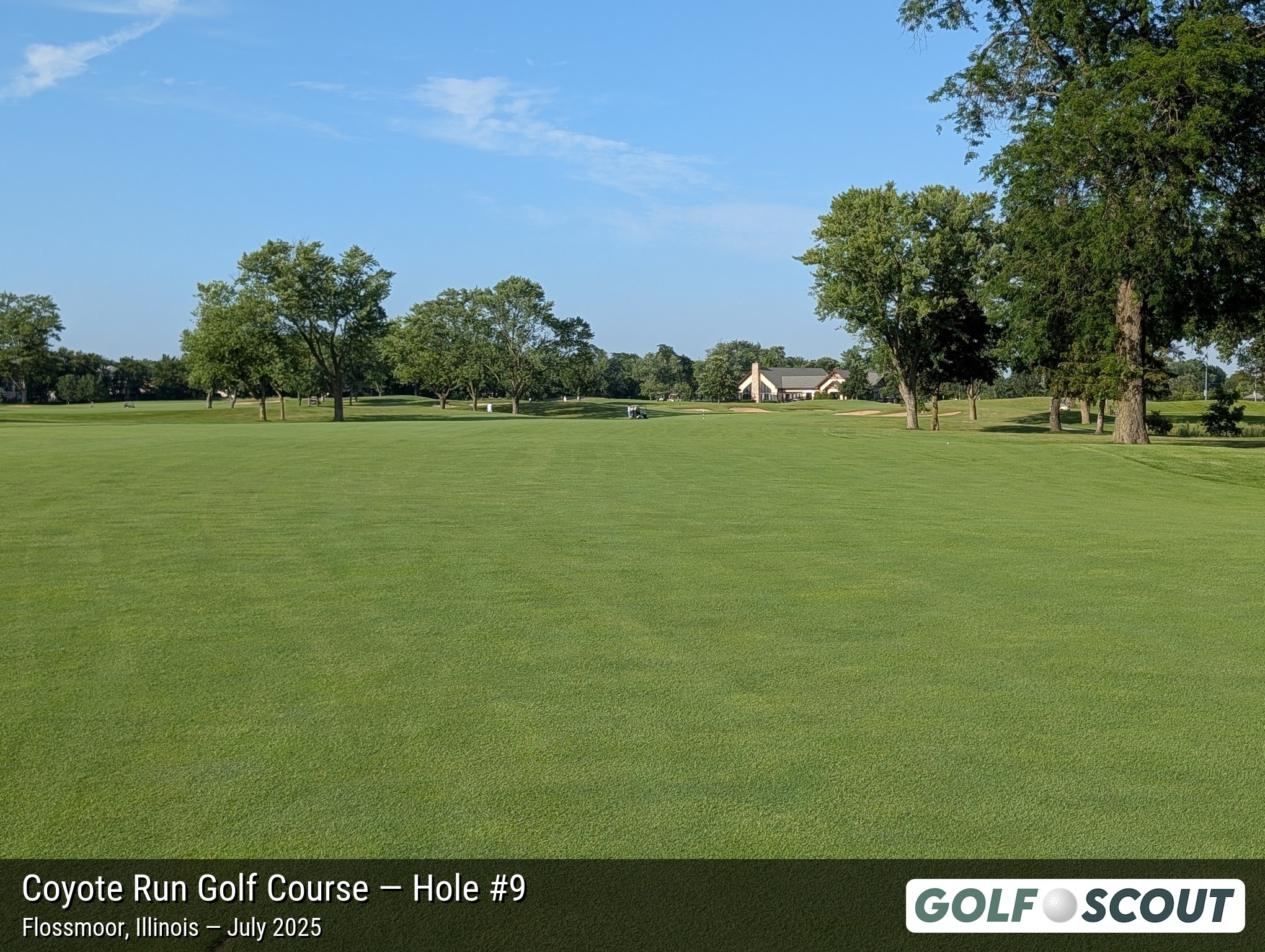 Hole 9 at Coyote Run Golf Course