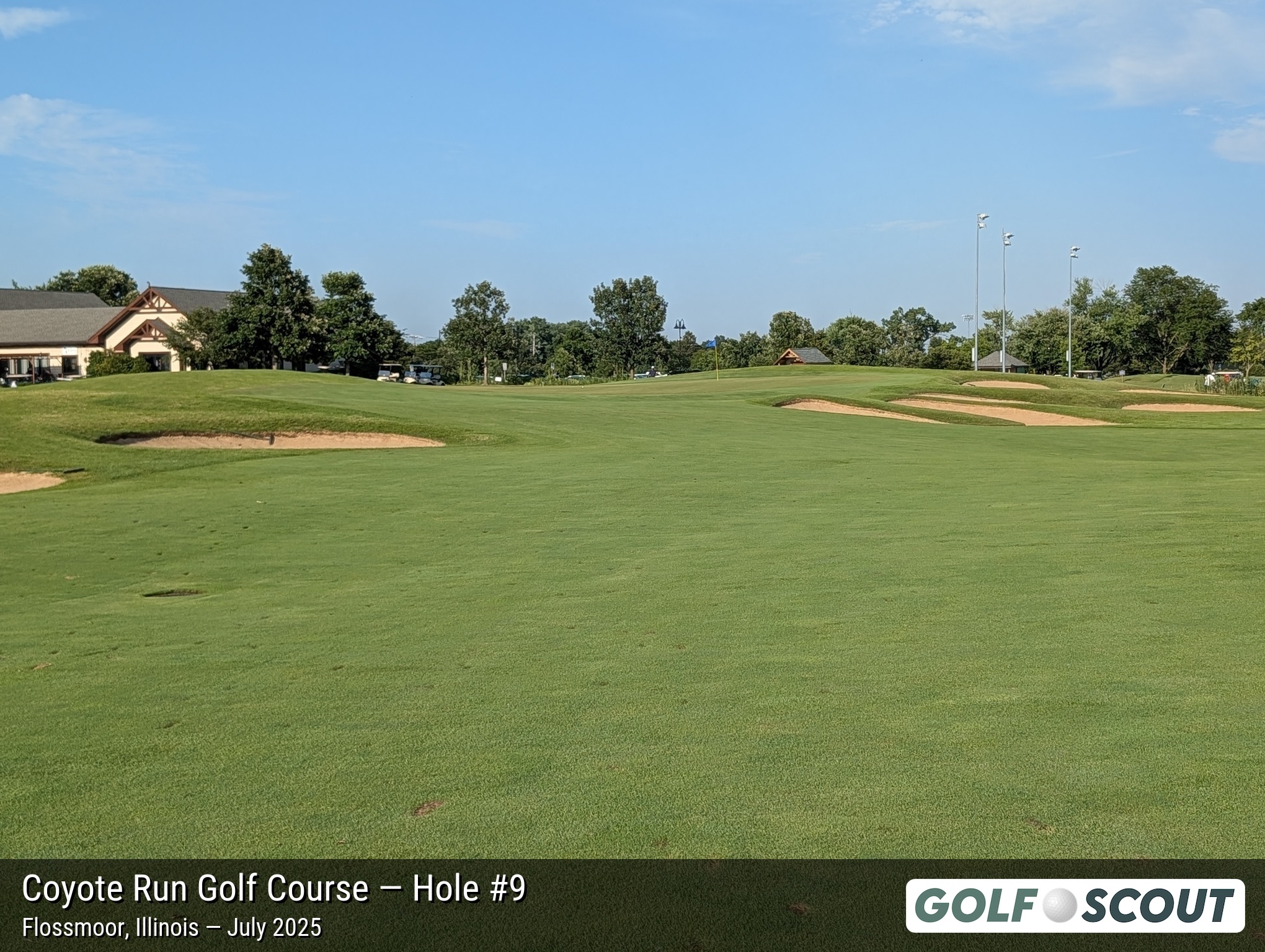 Hole 9 at Coyote Run Golf Course