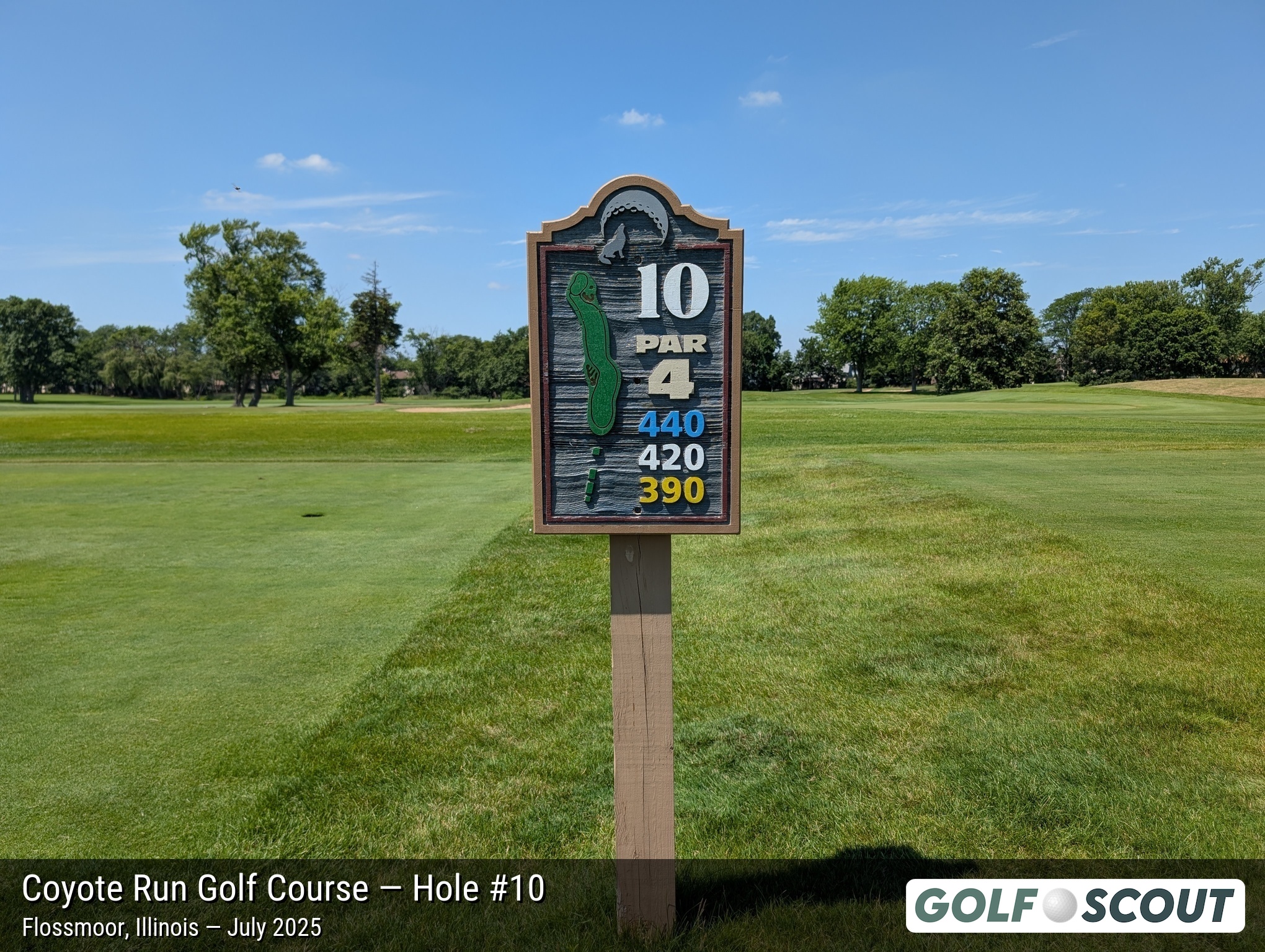 Hole 10 at Coyote Run Golf Course