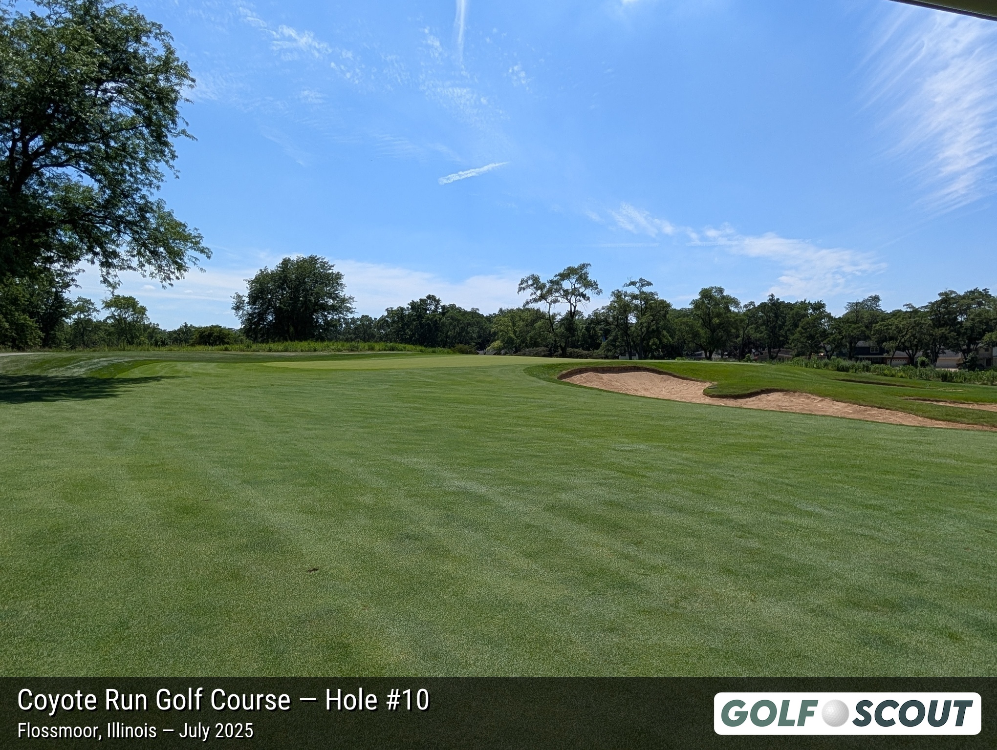 Hole 10 at Coyote Run Golf Course