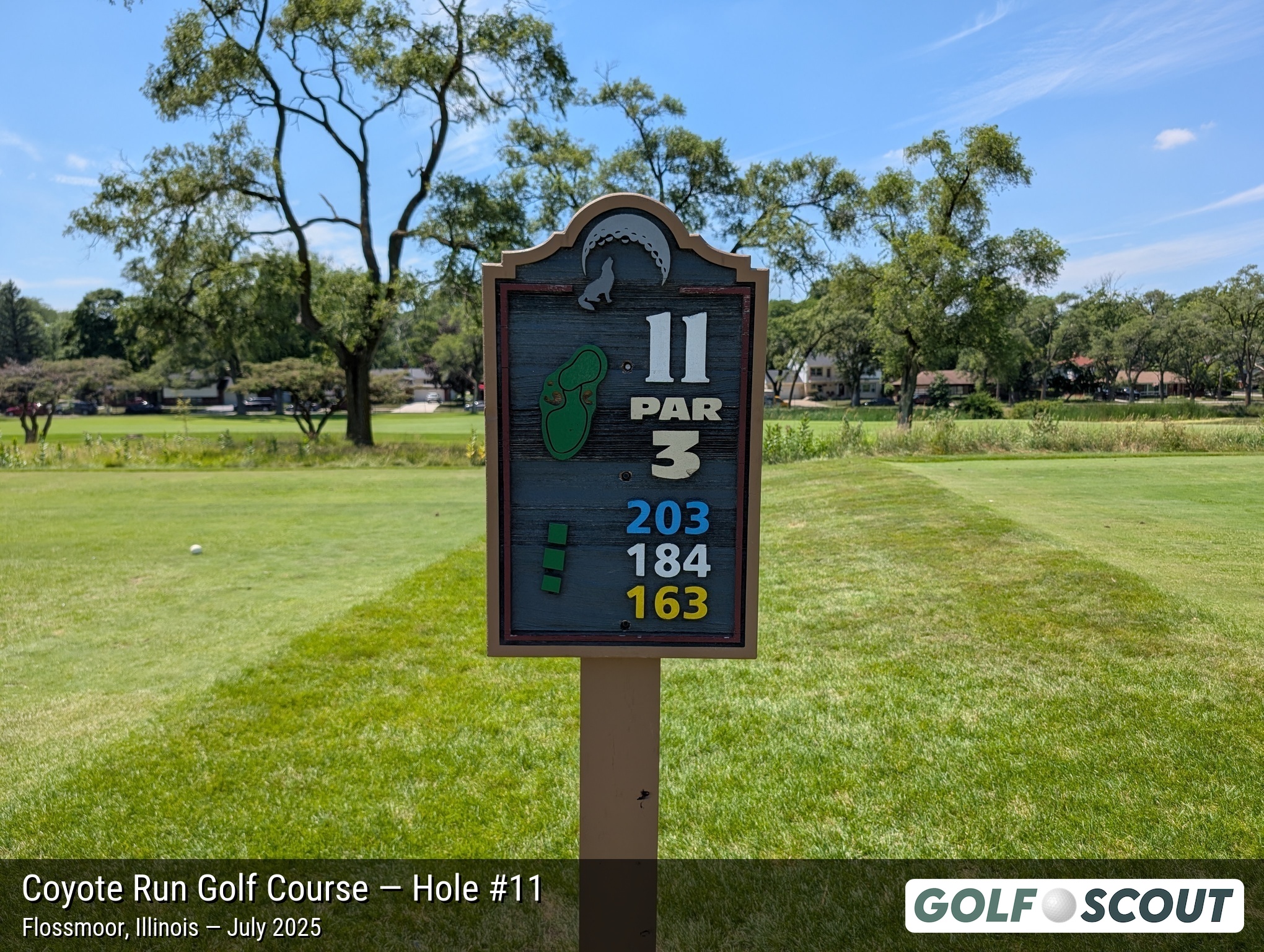 Hole 11 at Coyote Run Golf Course