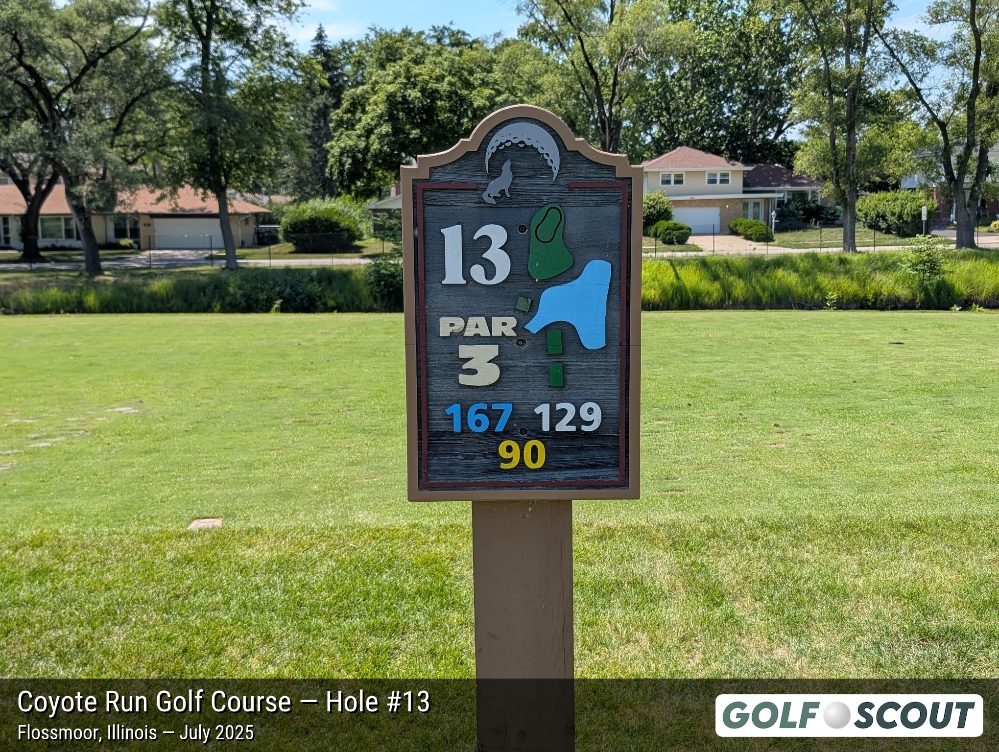 Hole 13 at Coyote Run Golf Course